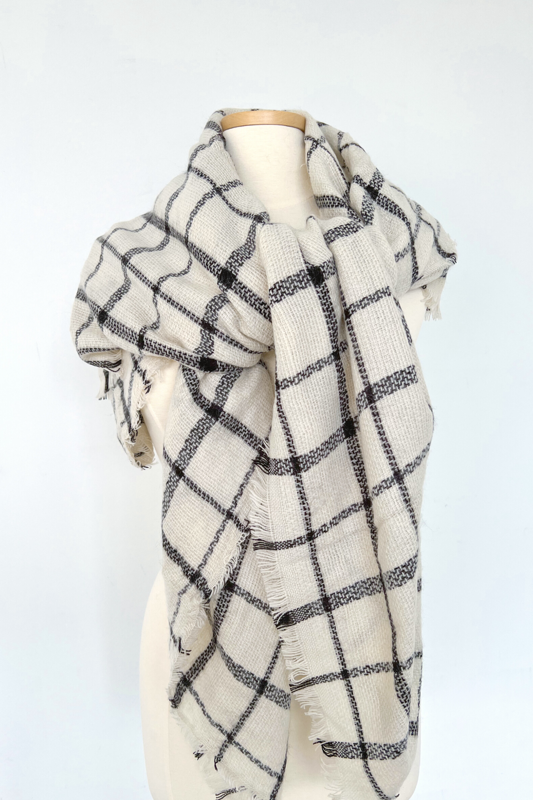 Andrea Window Pane Scarf - fab'rik