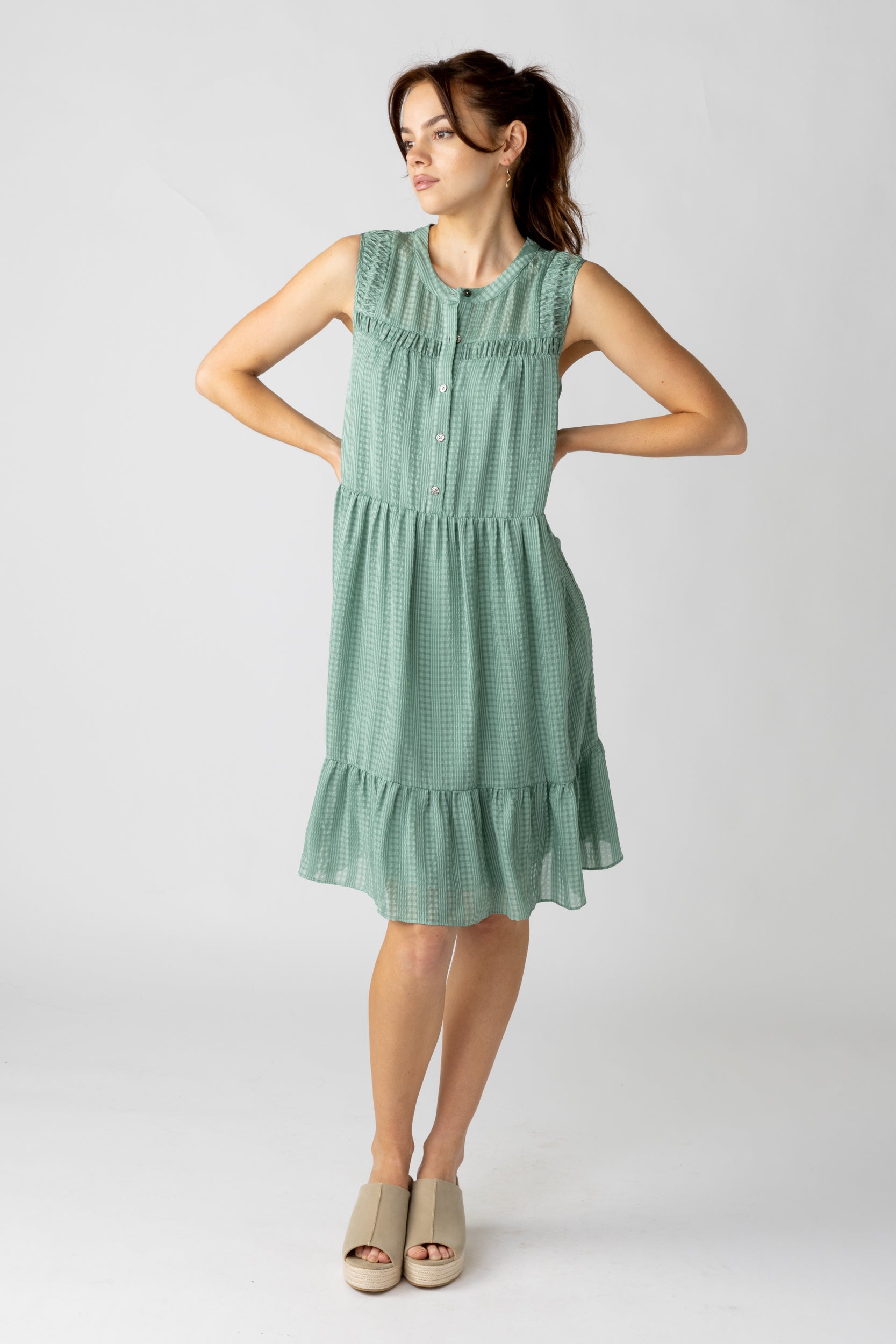 Annie Tiered Tank Style Dress - fab'rik