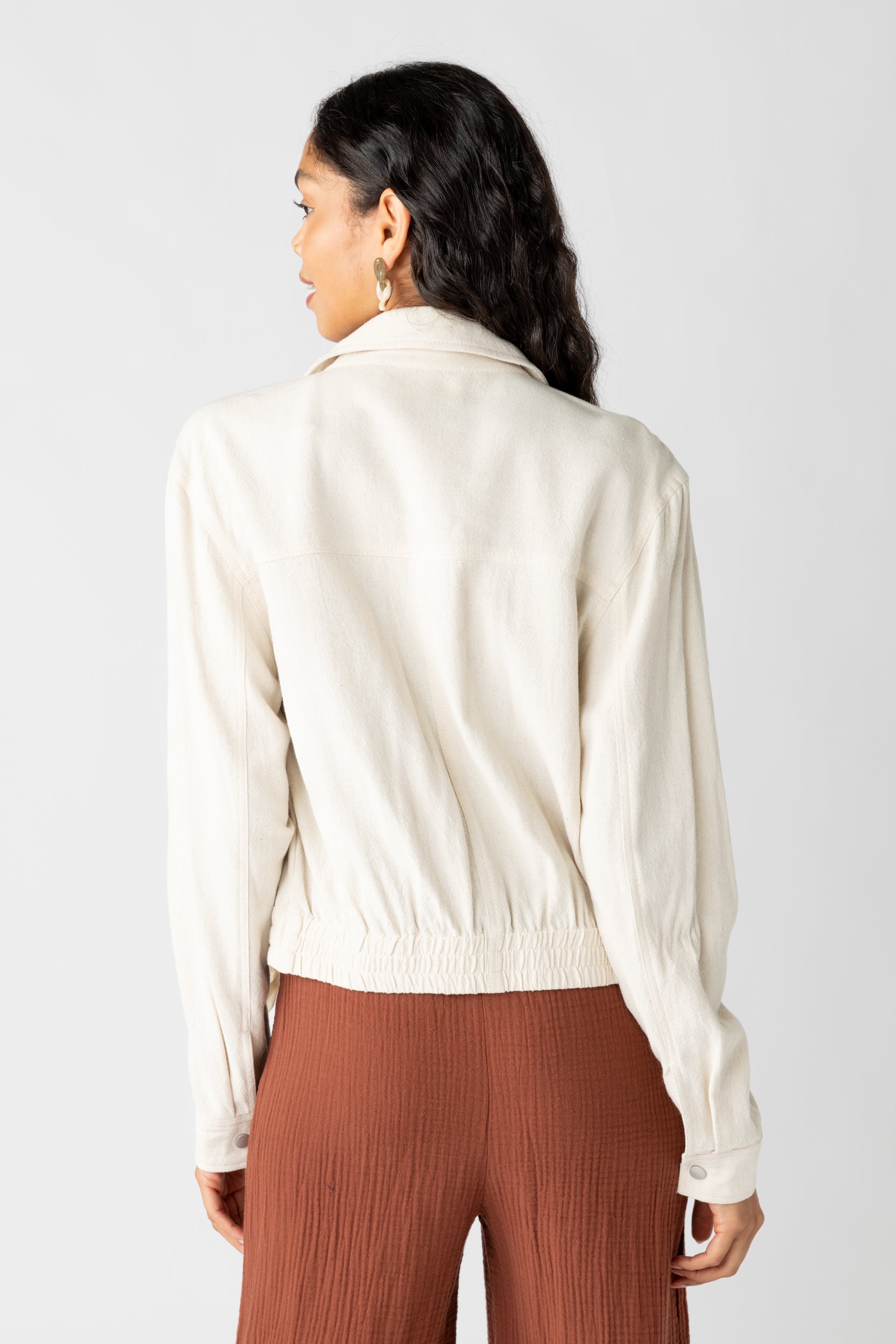Makenna Cinched Hem Surplus Jacket - fab'rik