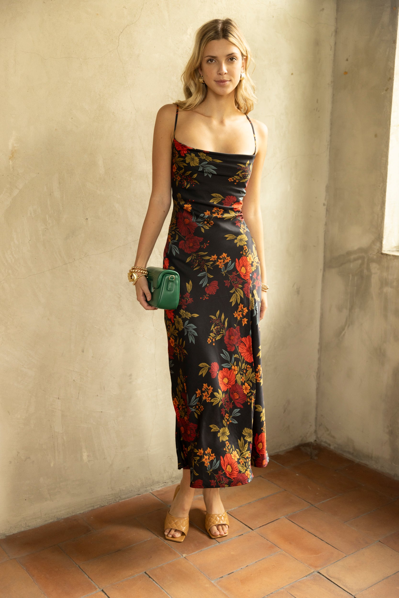 SALE - Yasmine Floral Print Dress
