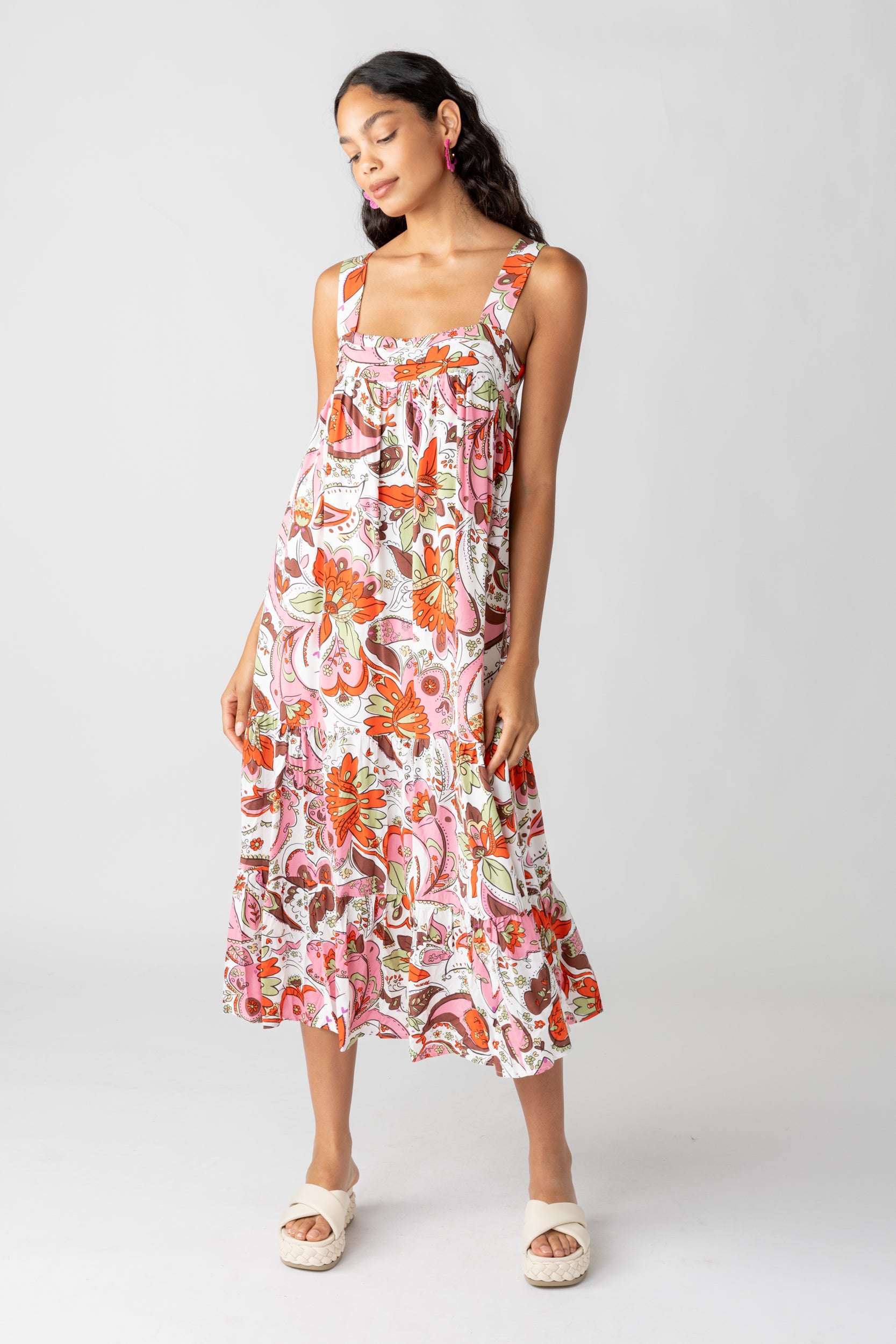 Larsa Printed Maxi Dress - fab'rik