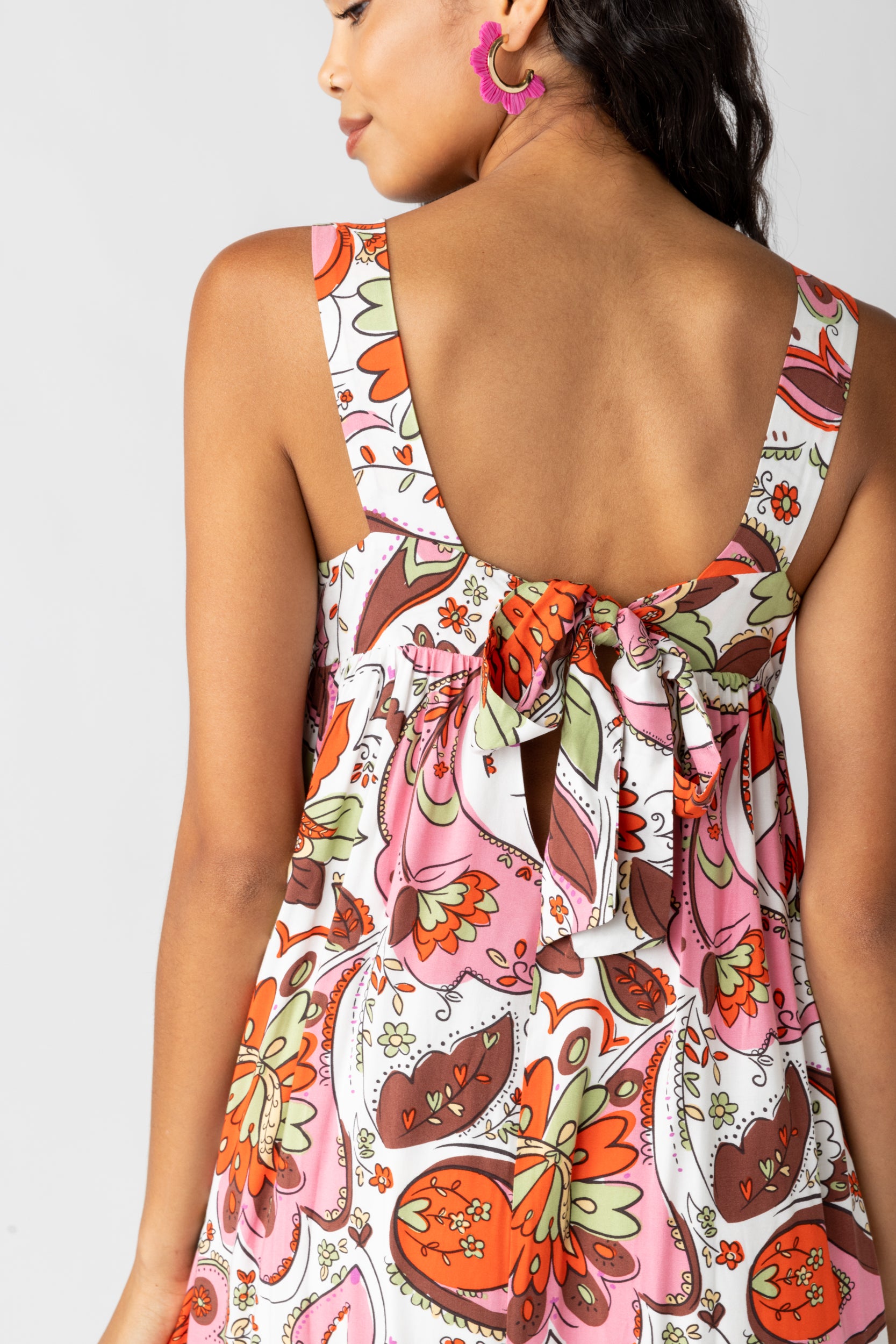 Larsa Printed Maxi Dress - fab'rik