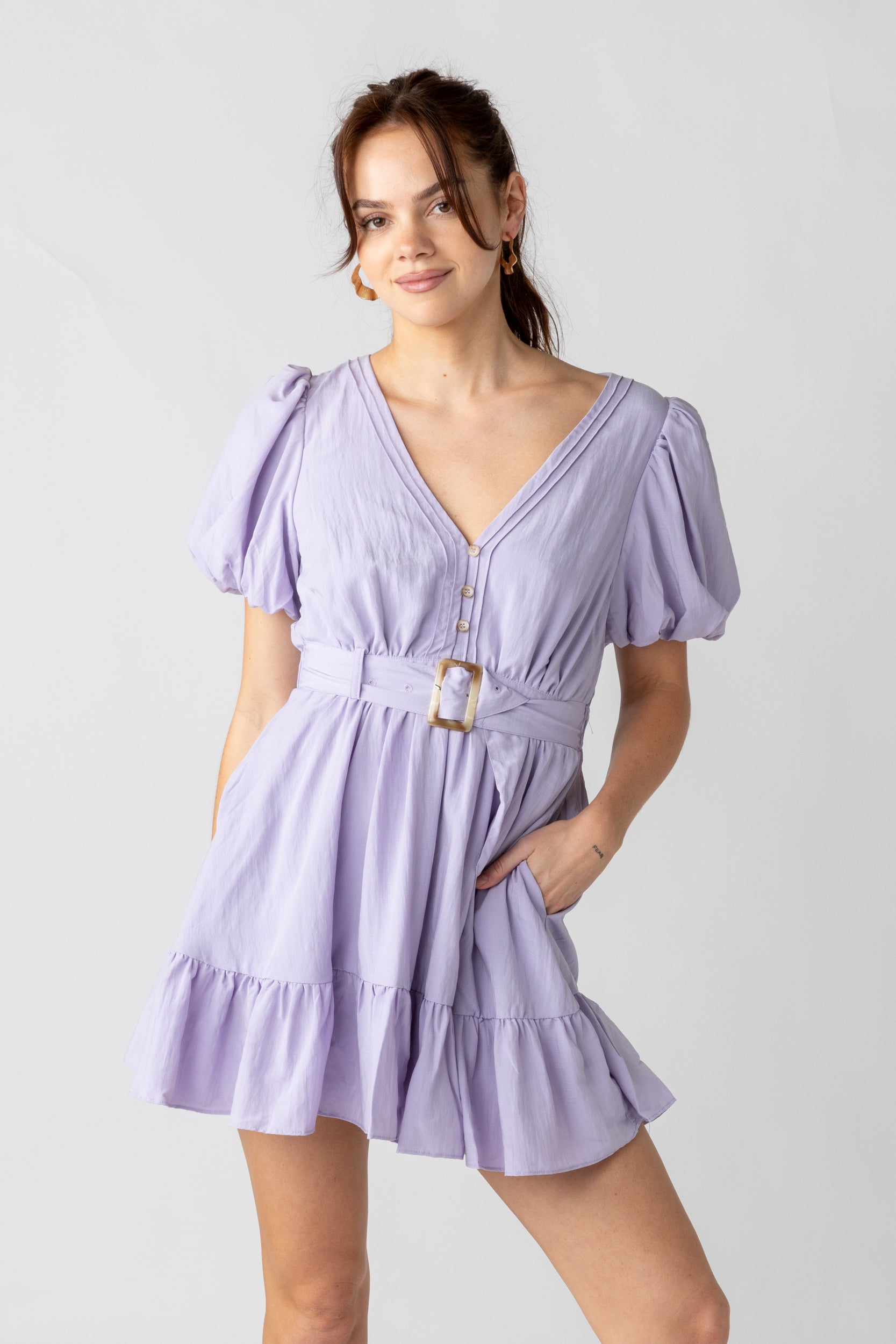 Willow Belted Mini Dress - fab'rik