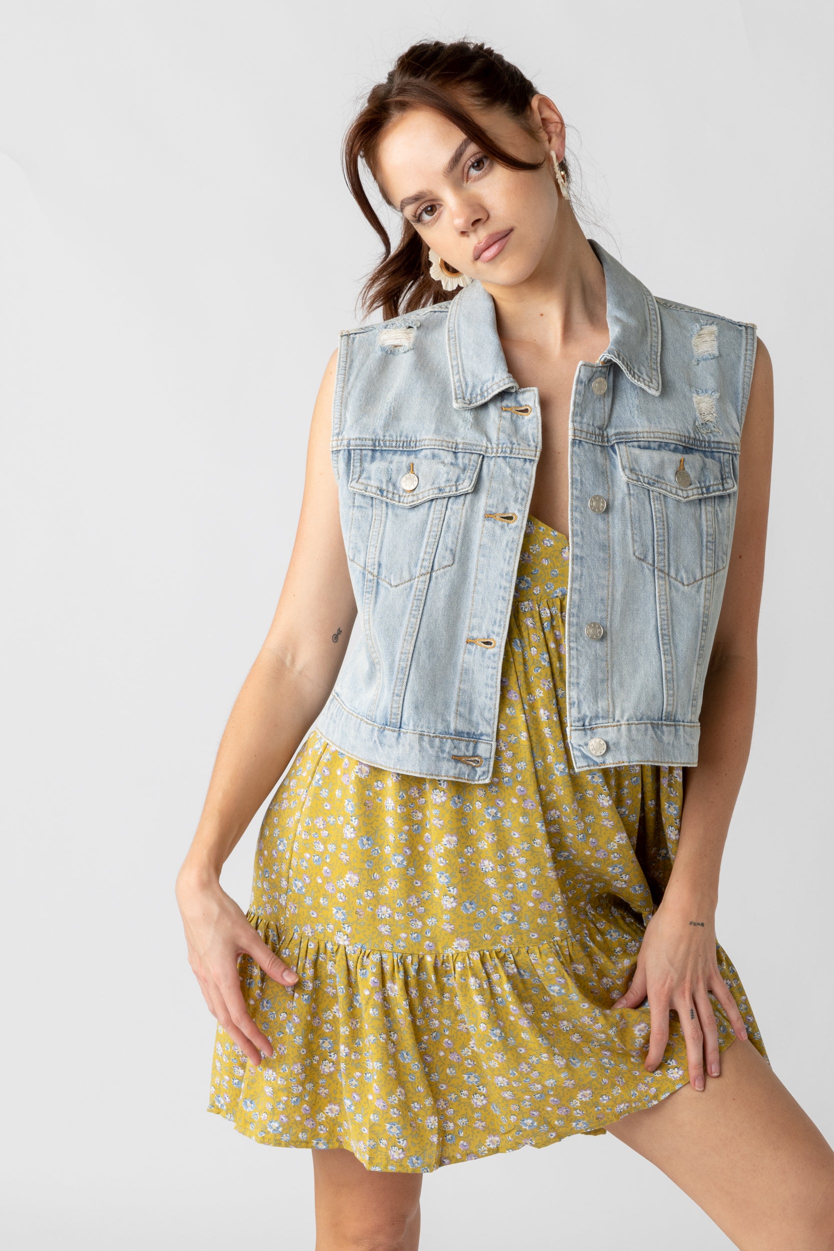Skyla Denim Vest - fab'rik