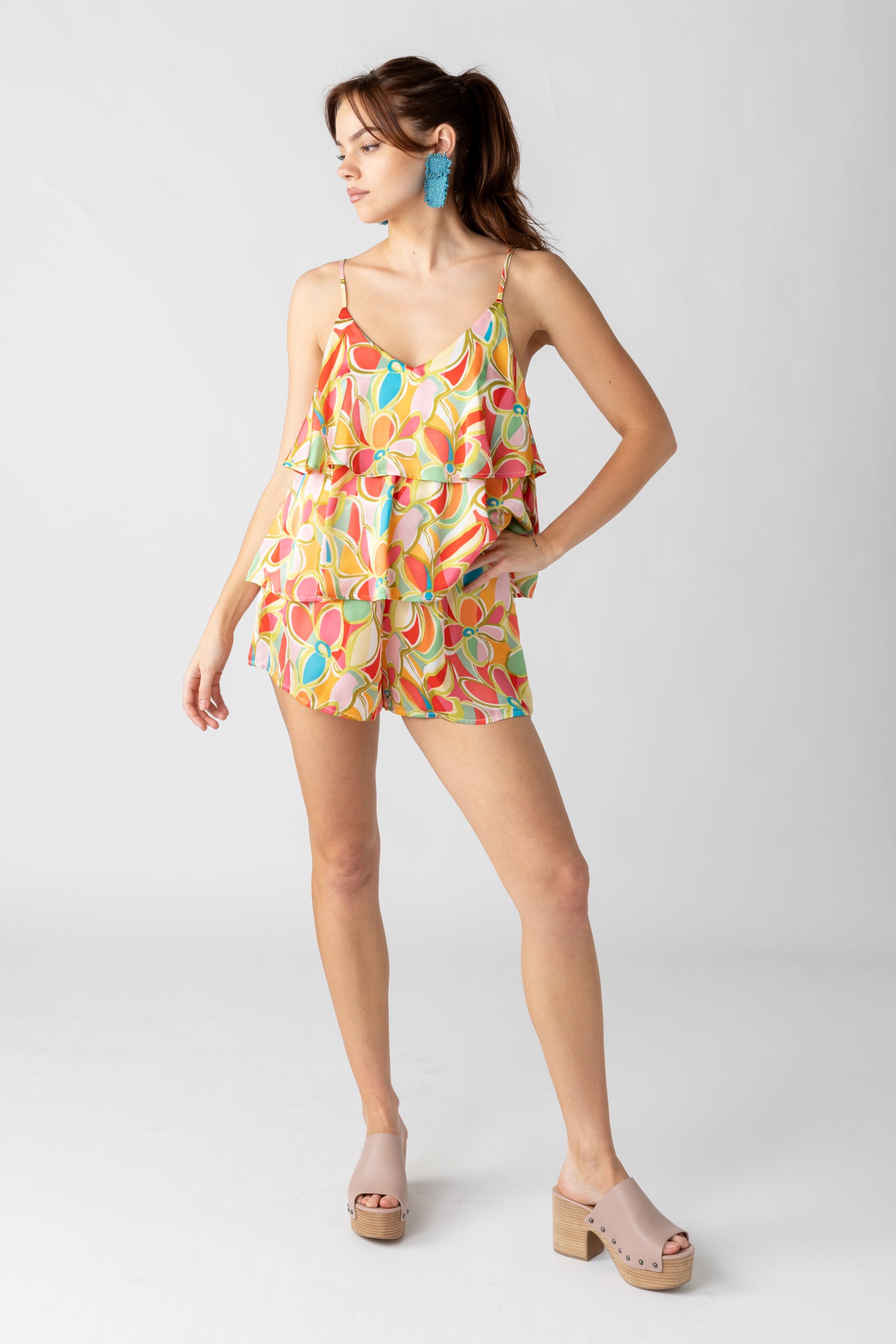Milana Geo Printed Romper - fab'rik