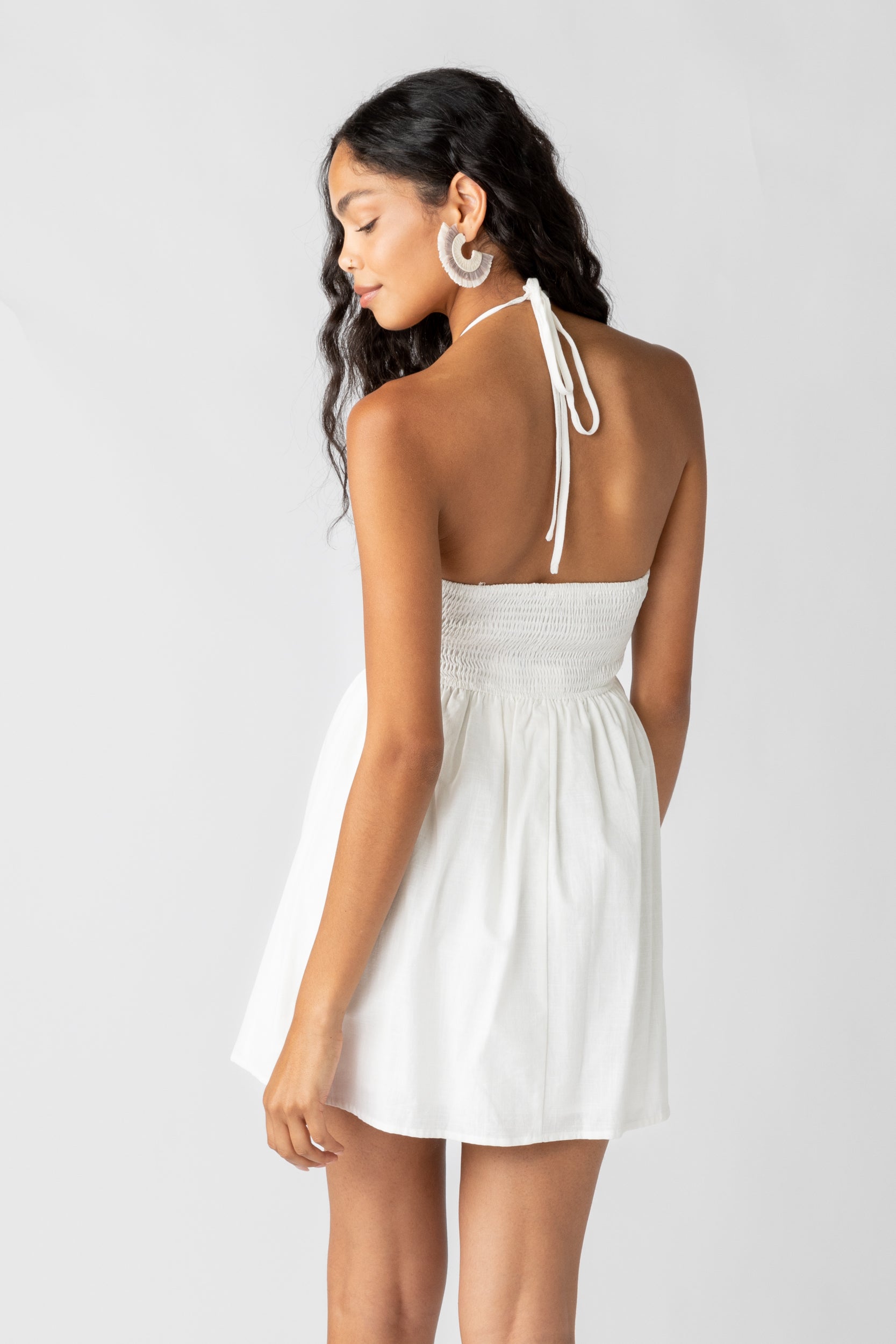 Zoe Halter Mini Dress - fab'rik
