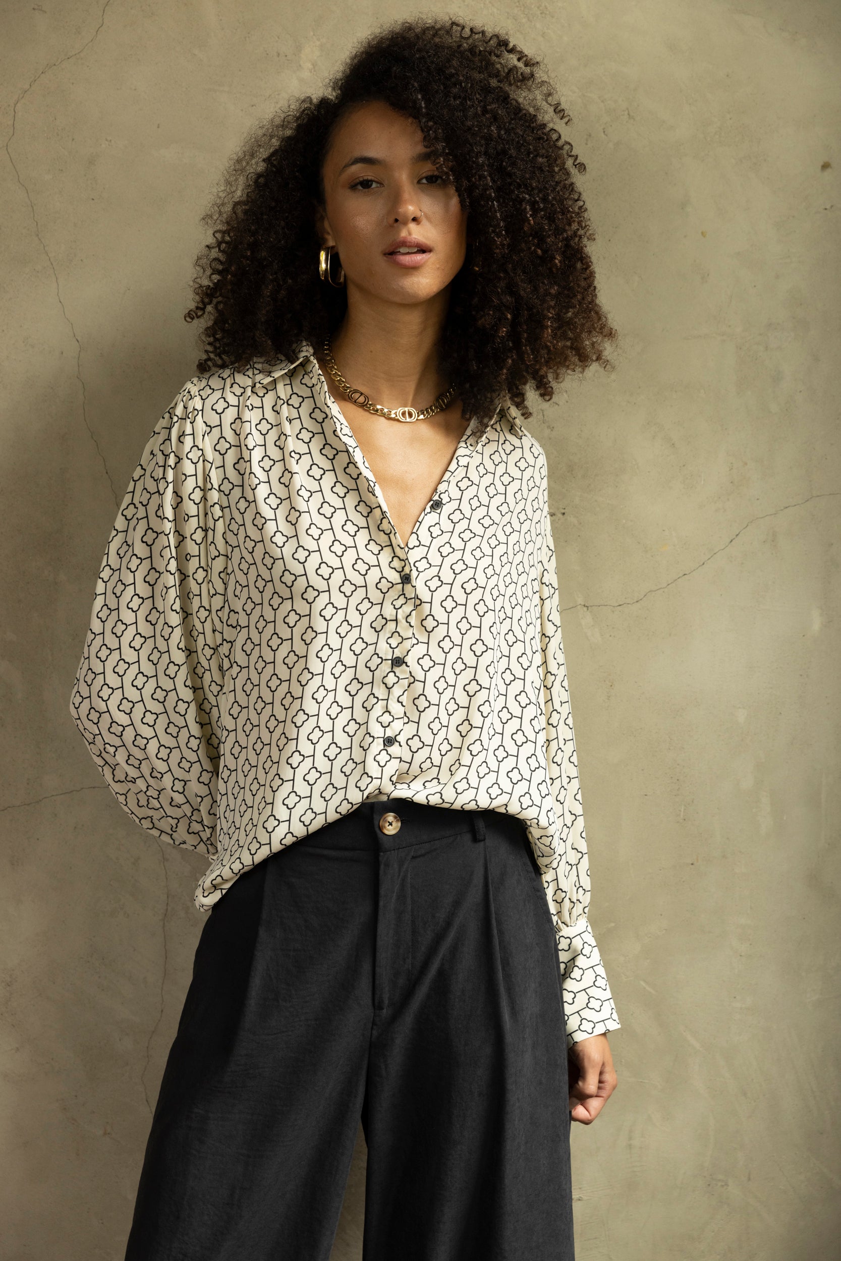 Cora Printed Blouse