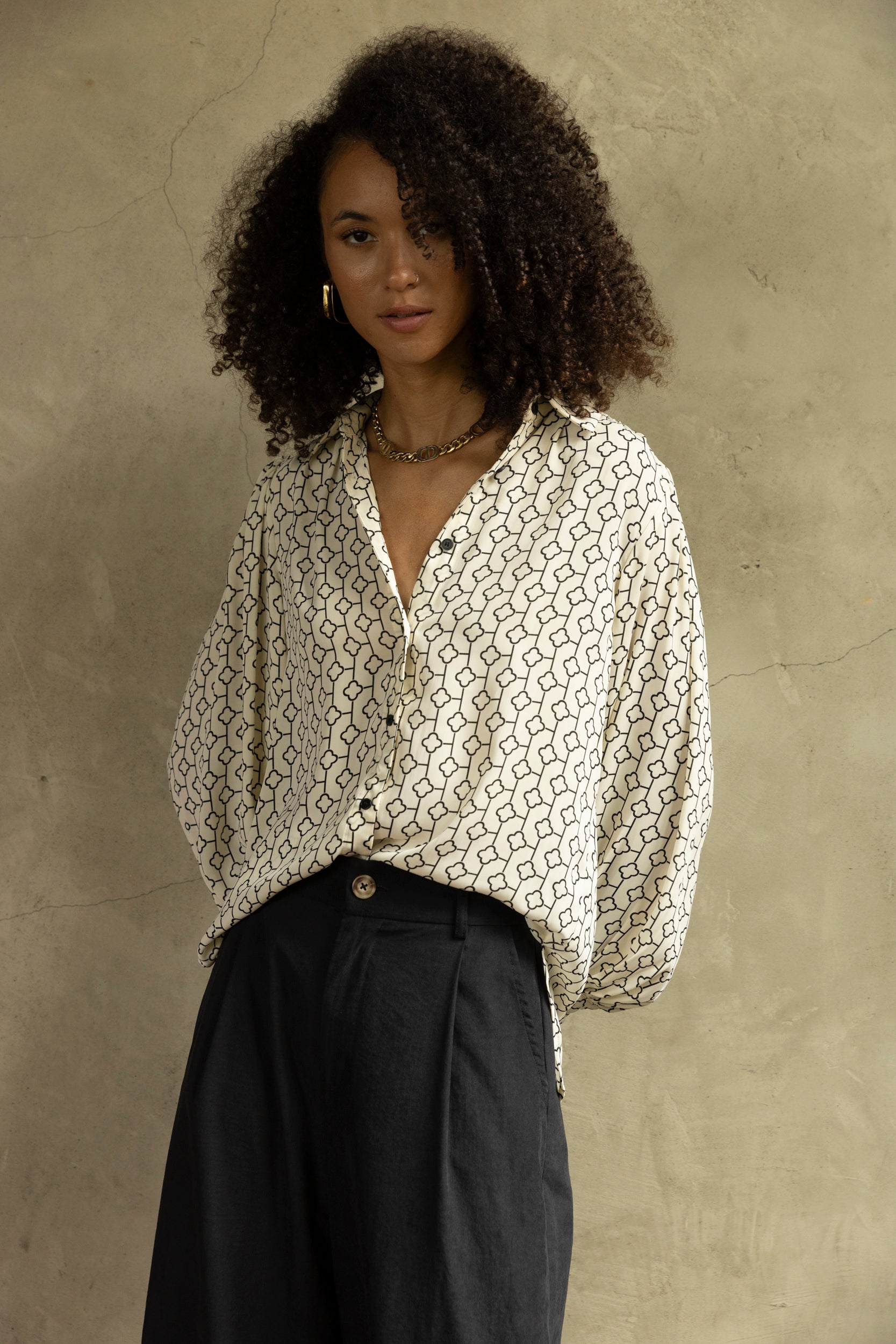 Cora Printed Blouse