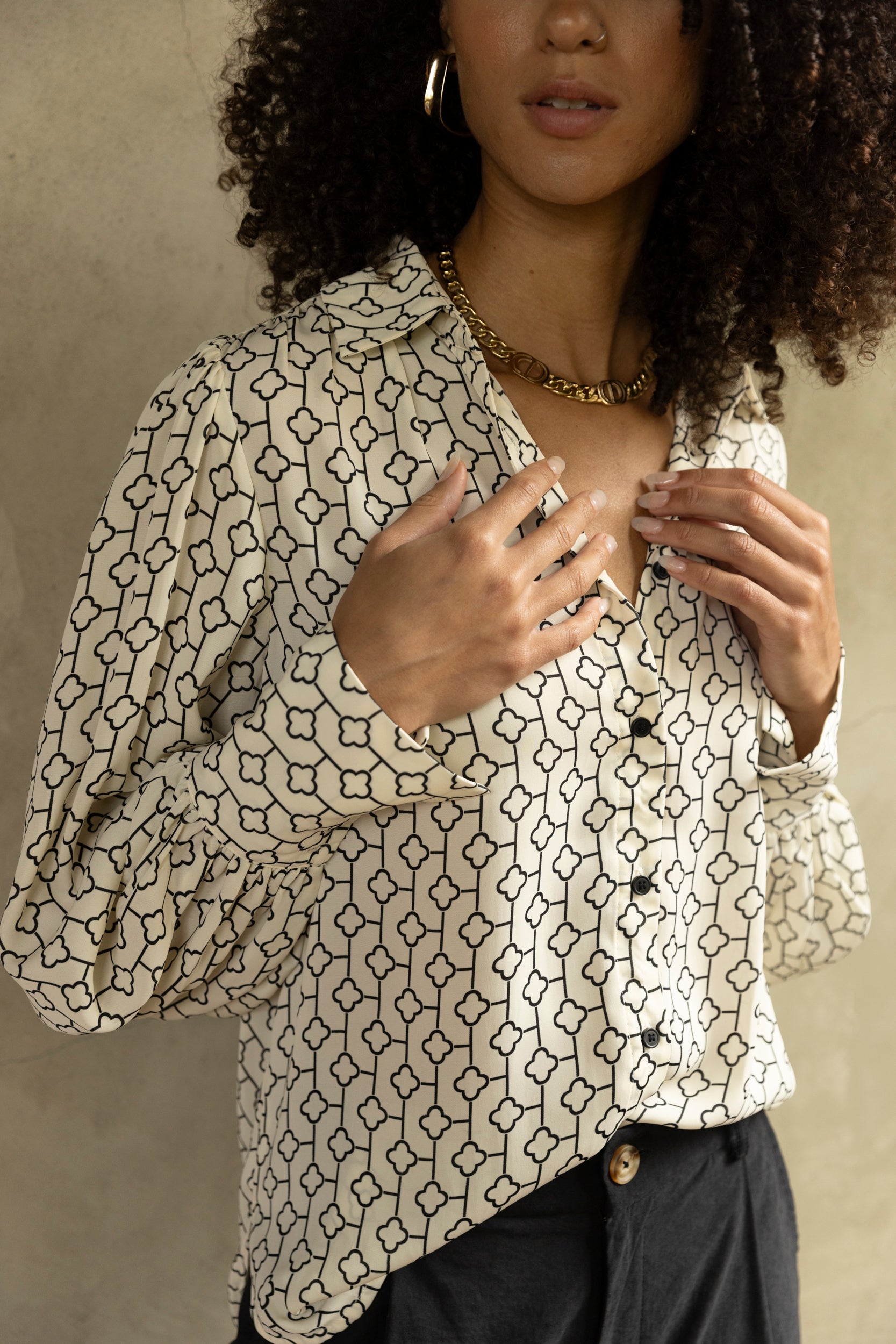 Cora Printed Blouse