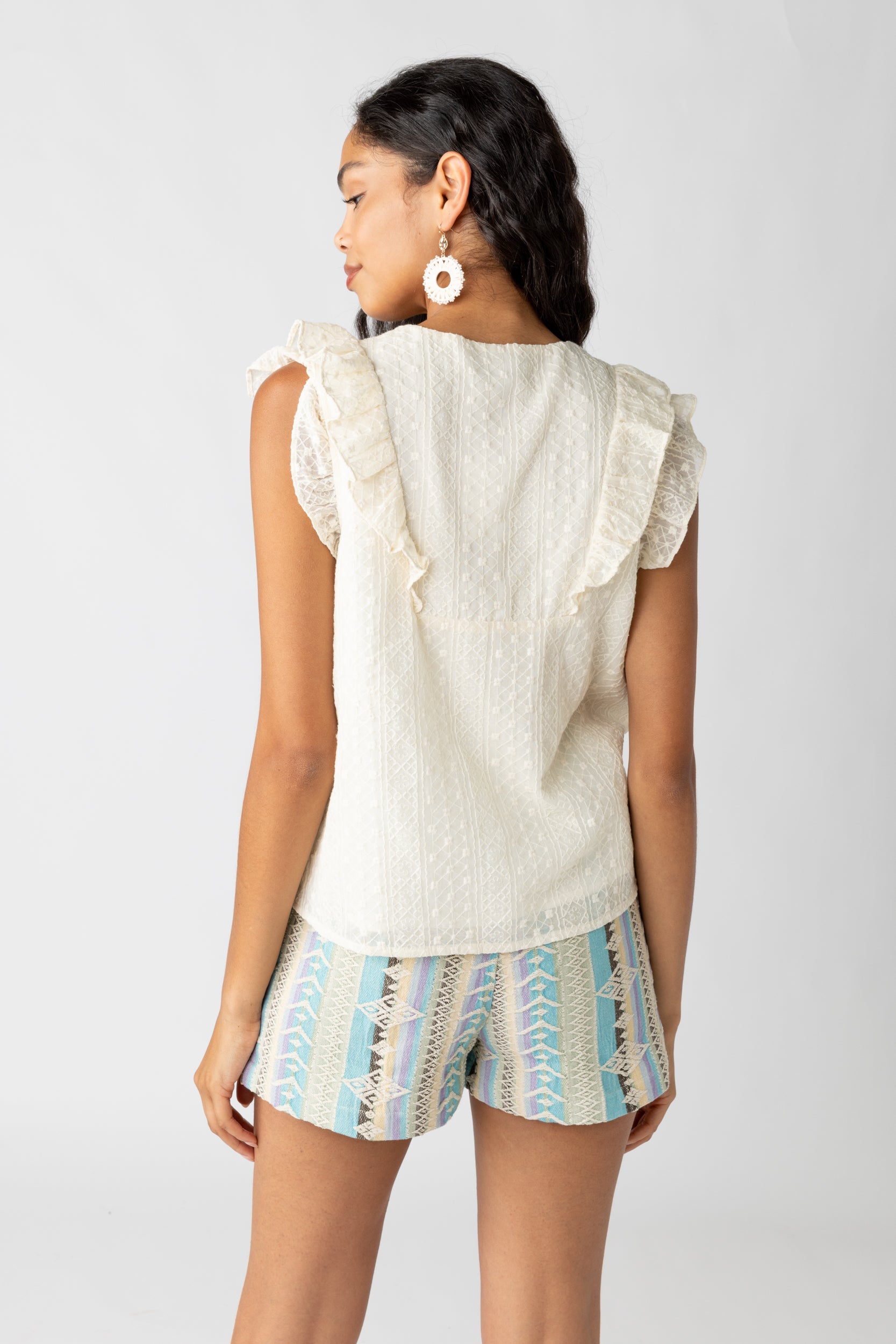 Jodie Ruffle Detail Blouse - fab'rik