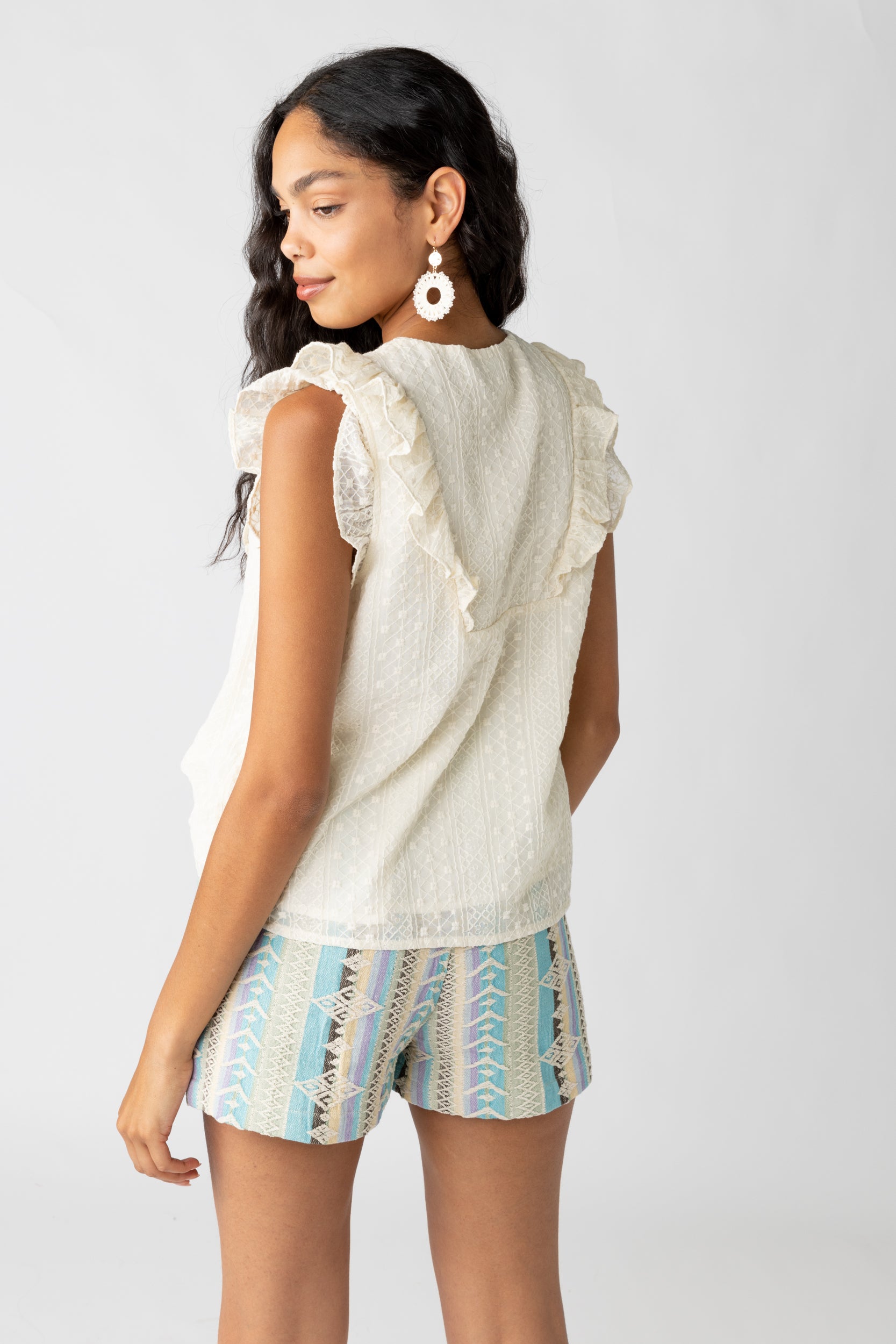 Jodie Ruffle Detail Blouse - fab'rik