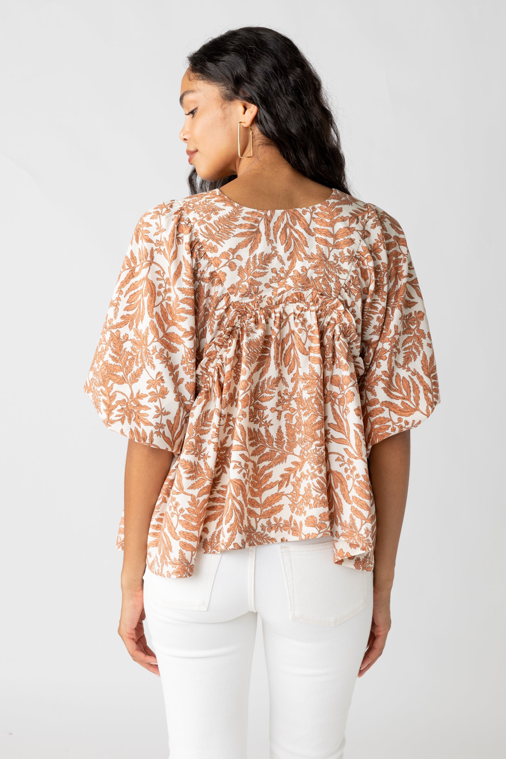 Susie Floral Peasant Blouse - fab'rik
