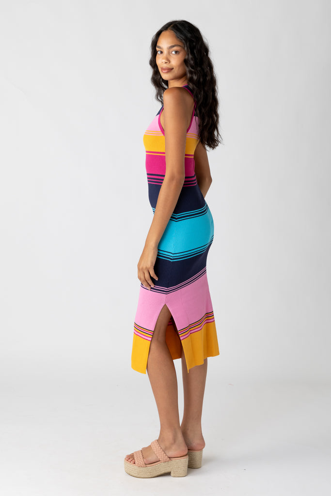 Conni Stripe Knit Dress - fab'rik