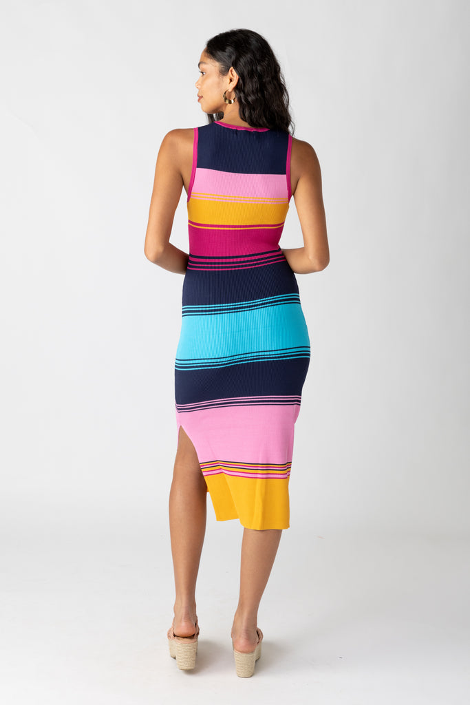 Conni Stripe Knit Dress - fab'rik