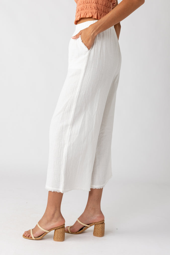 Taylor Raw Hem Pants - fab'rik