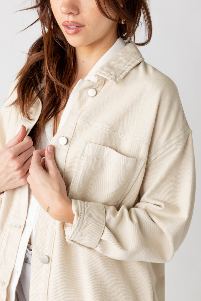 Aspyn Canvas Shacket - fab'rik