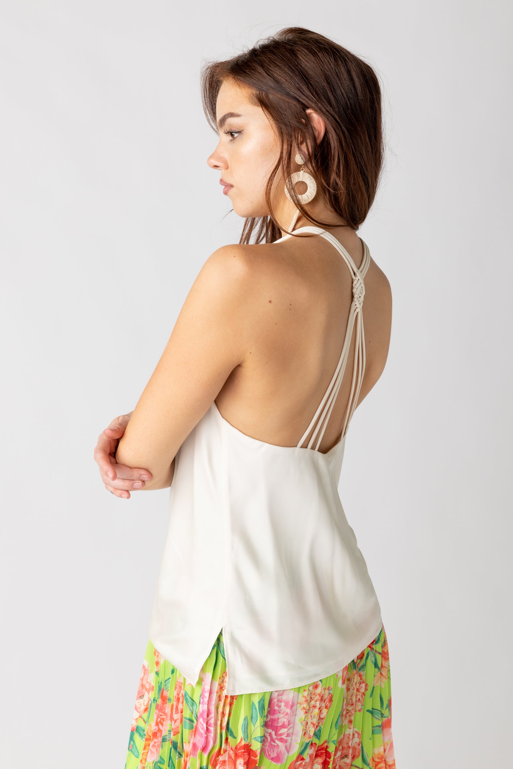 Brooke Braided Strap Tank - fab'rik