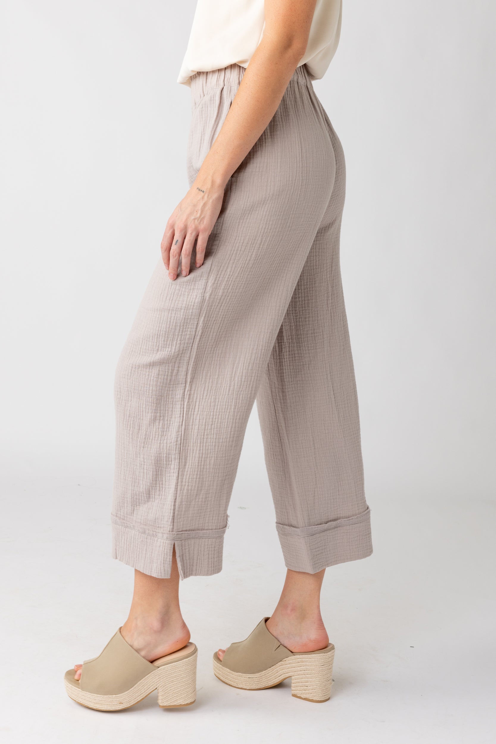 Collier Split Hem Pants - fab'rik