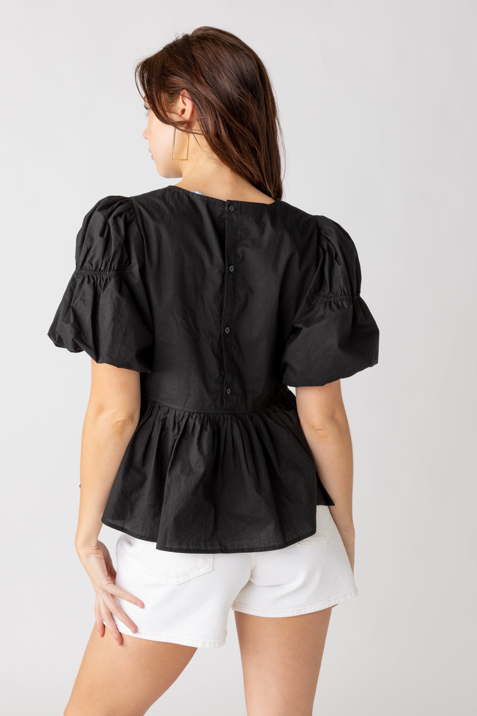 Nicci Puff Sleeve Blouse - fab'rik