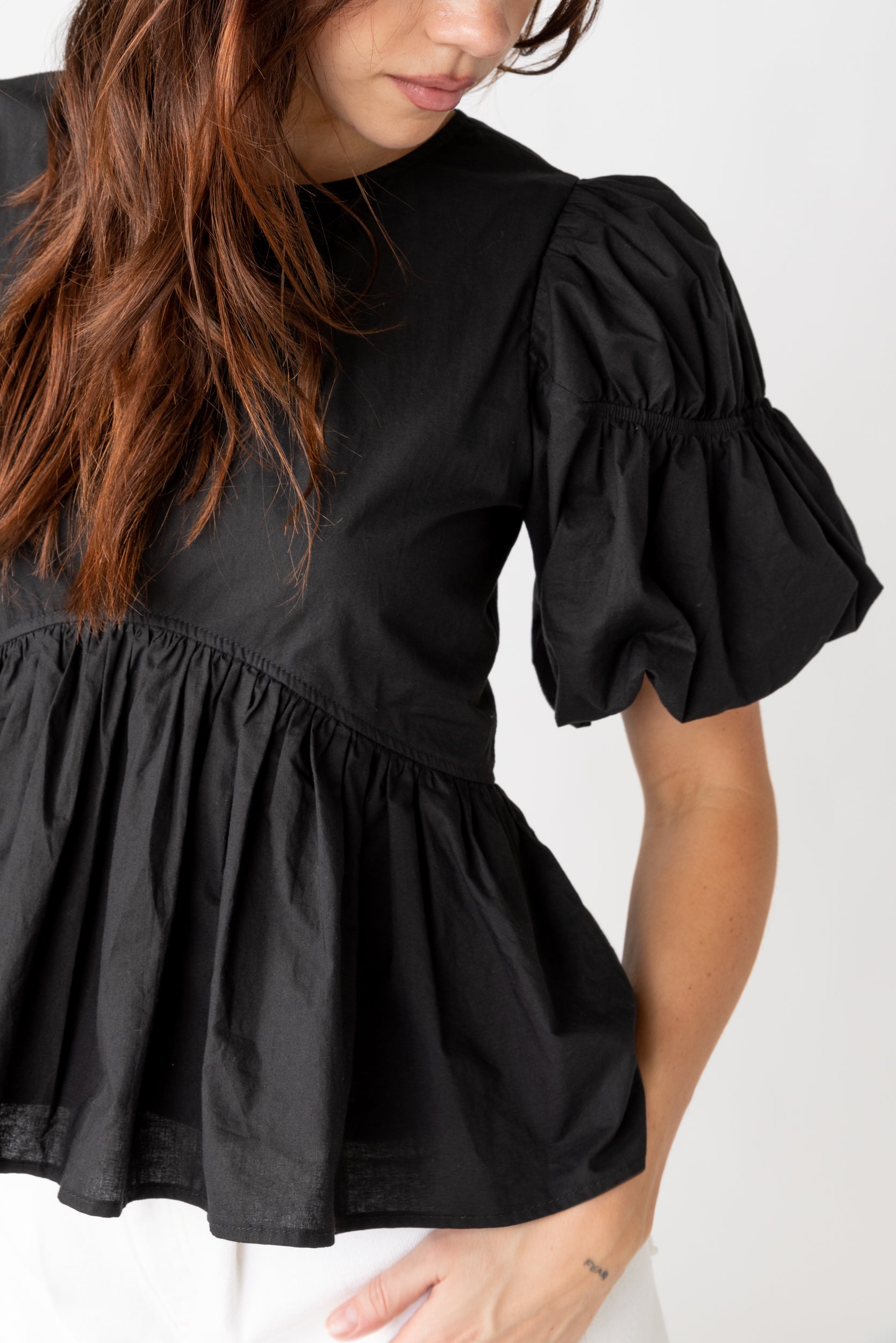 Nicci Puff Sleeve Blouse - fab'rik