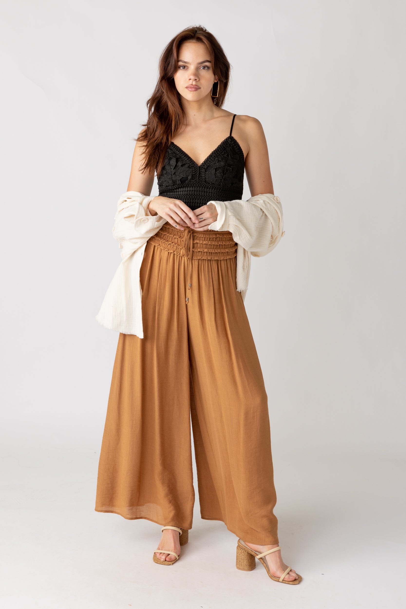 Elliot Ruffle Waist Pant - fab'rik