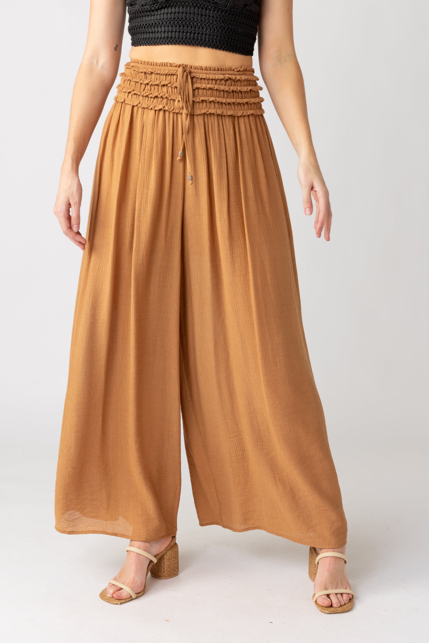 Elliot Ruffle Waist Pant - fab'rik