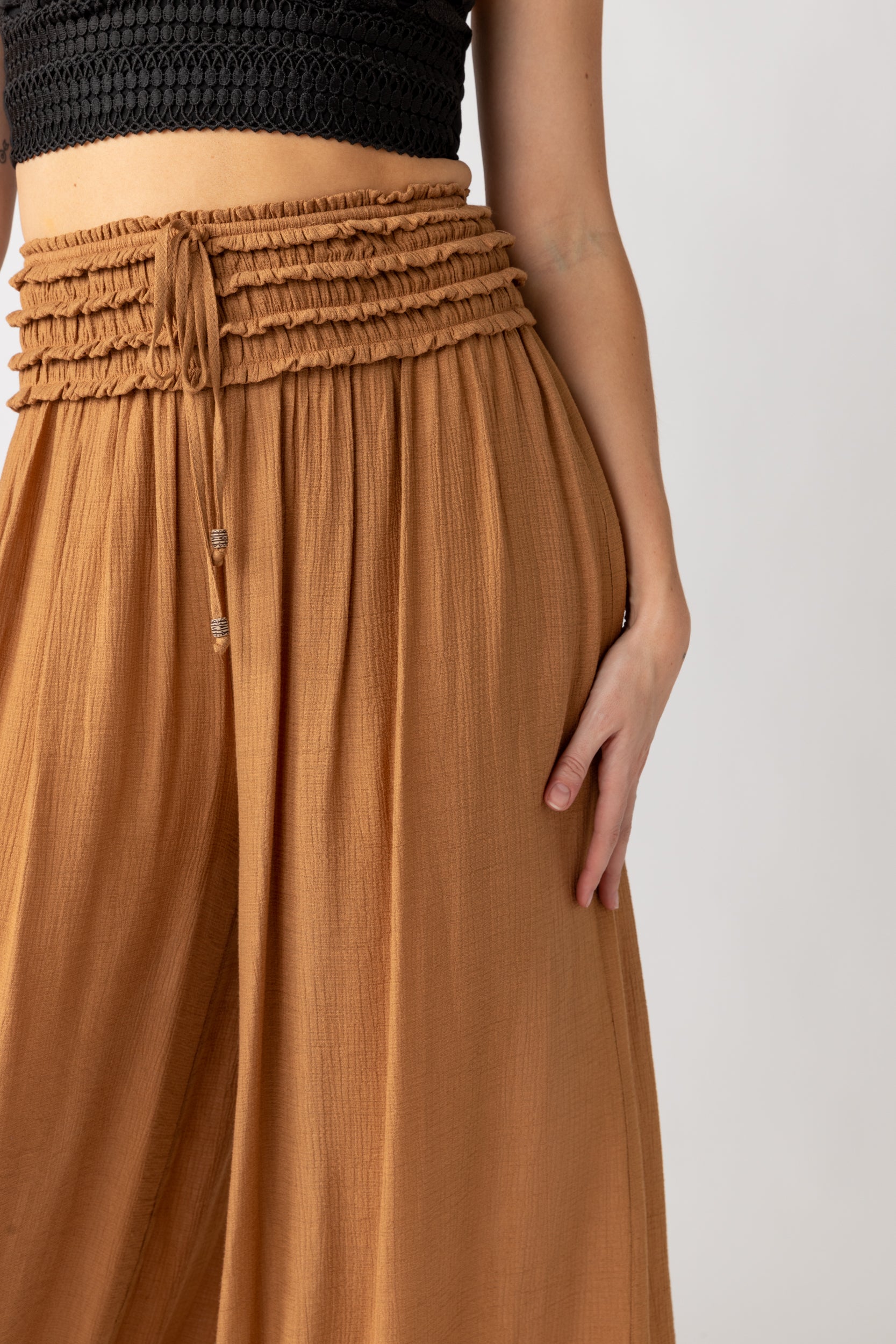 Elliot Ruffle Waist Pant - fab'rik