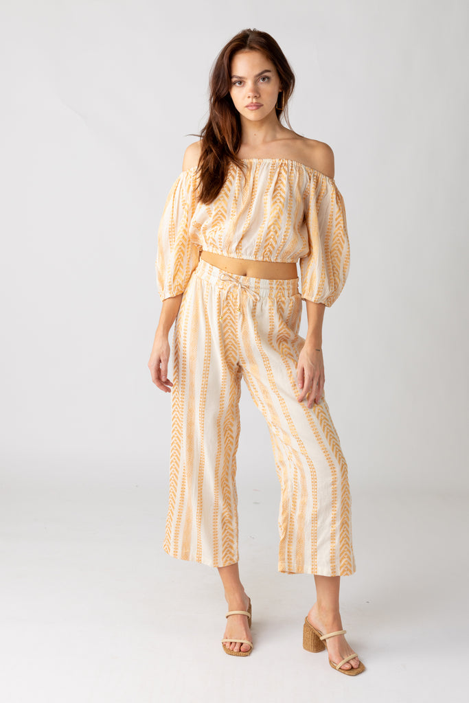 Danna Geo Embroidered Pant - fab'rik