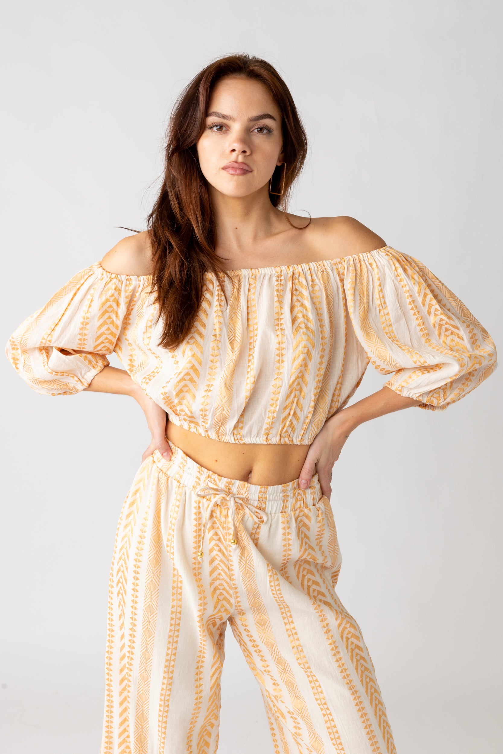 Danna Geo Embroidered Blouse - fab'rik