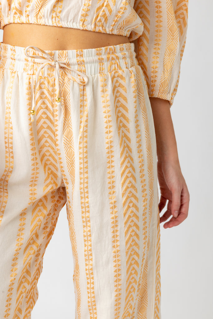 Danna Geo Embroidered Pant - fab'rik