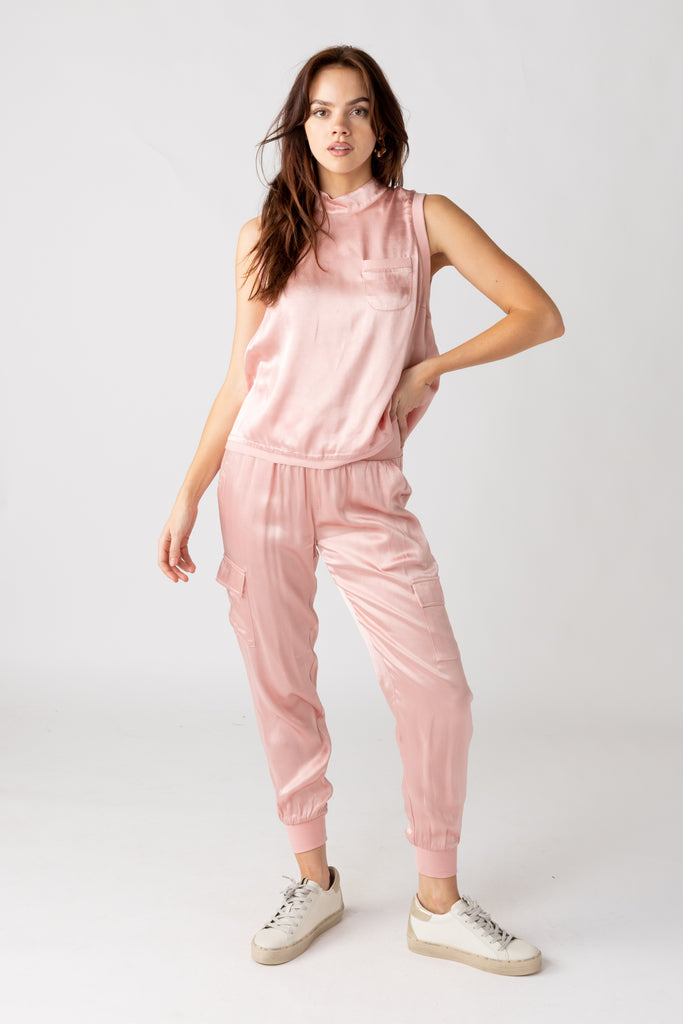 Celine Satin Cargo Jogger - fab'rik