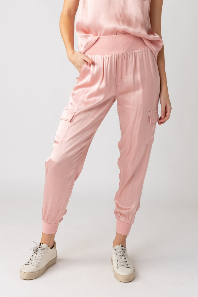 Celine Satin Cargo Jogger - fab'rik