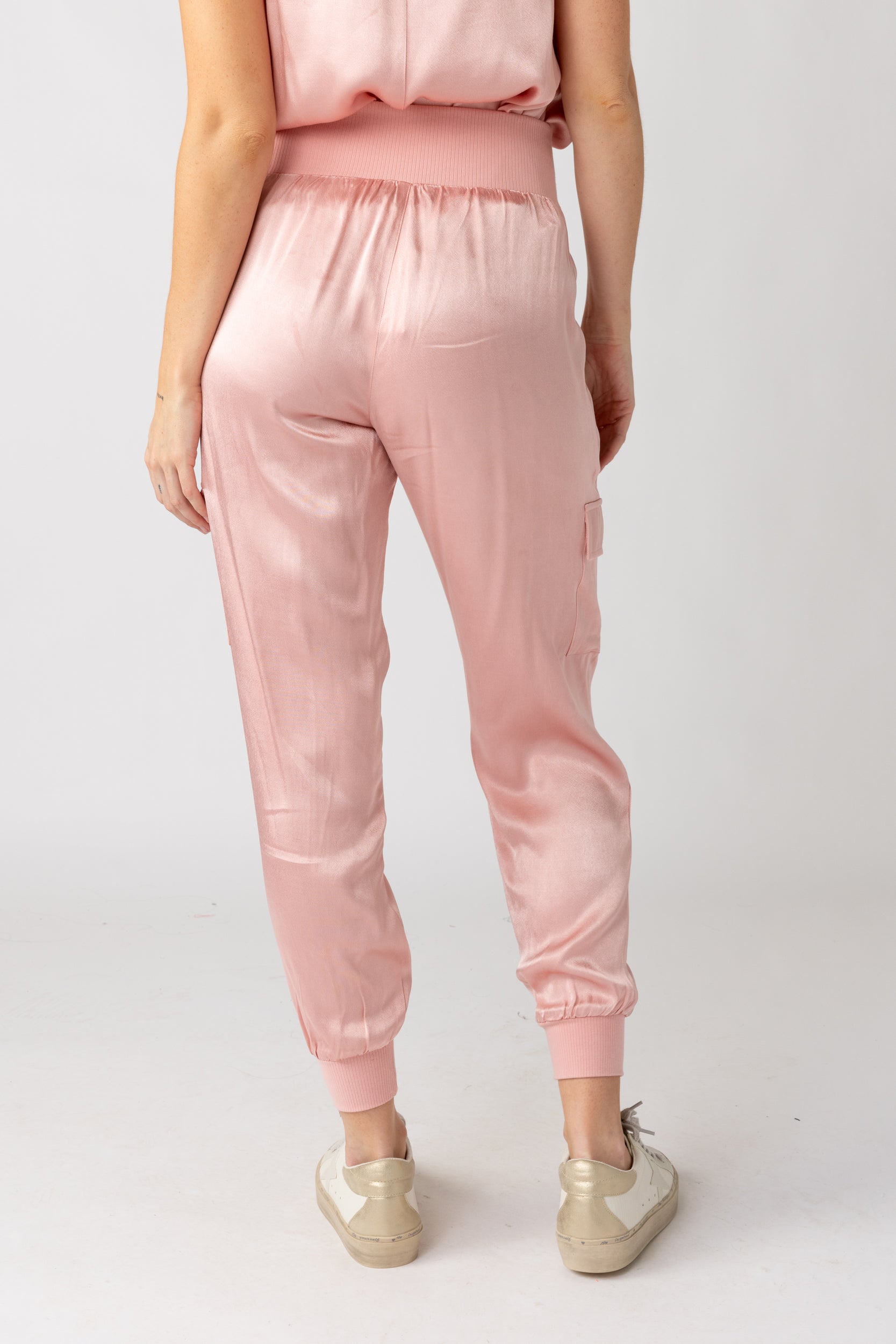 Celine Satin Cargo Jogger - fab'rik