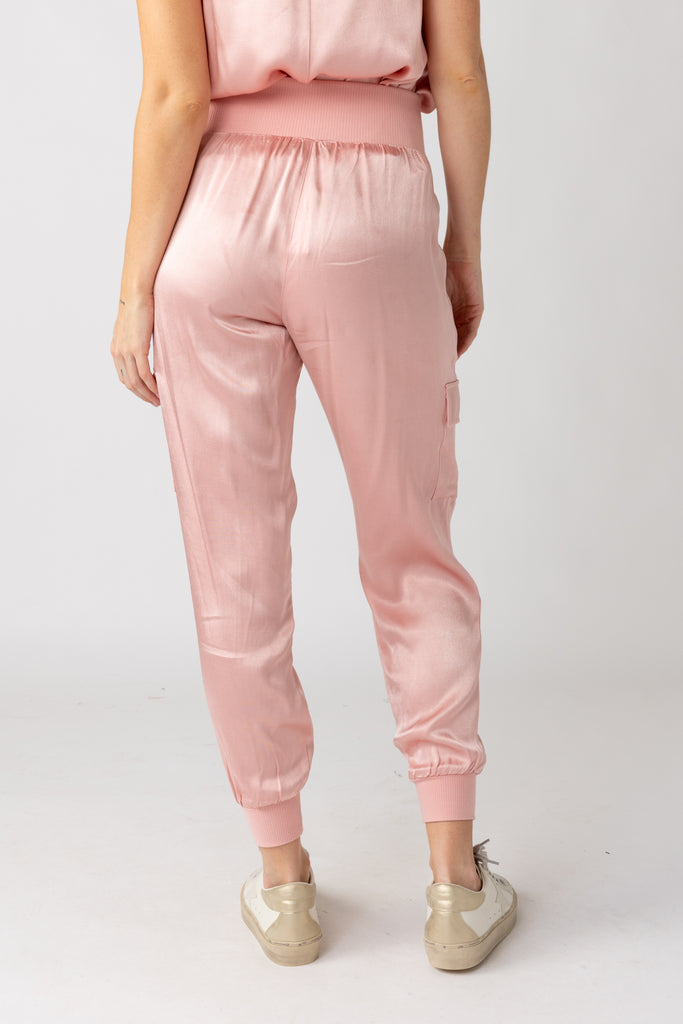 Celine Satin Cargo Jogger - fab'rik