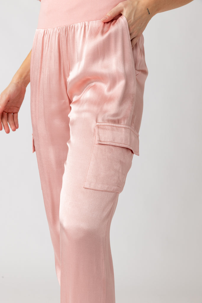 Celine Satin Cargo Jogger - fab'rik