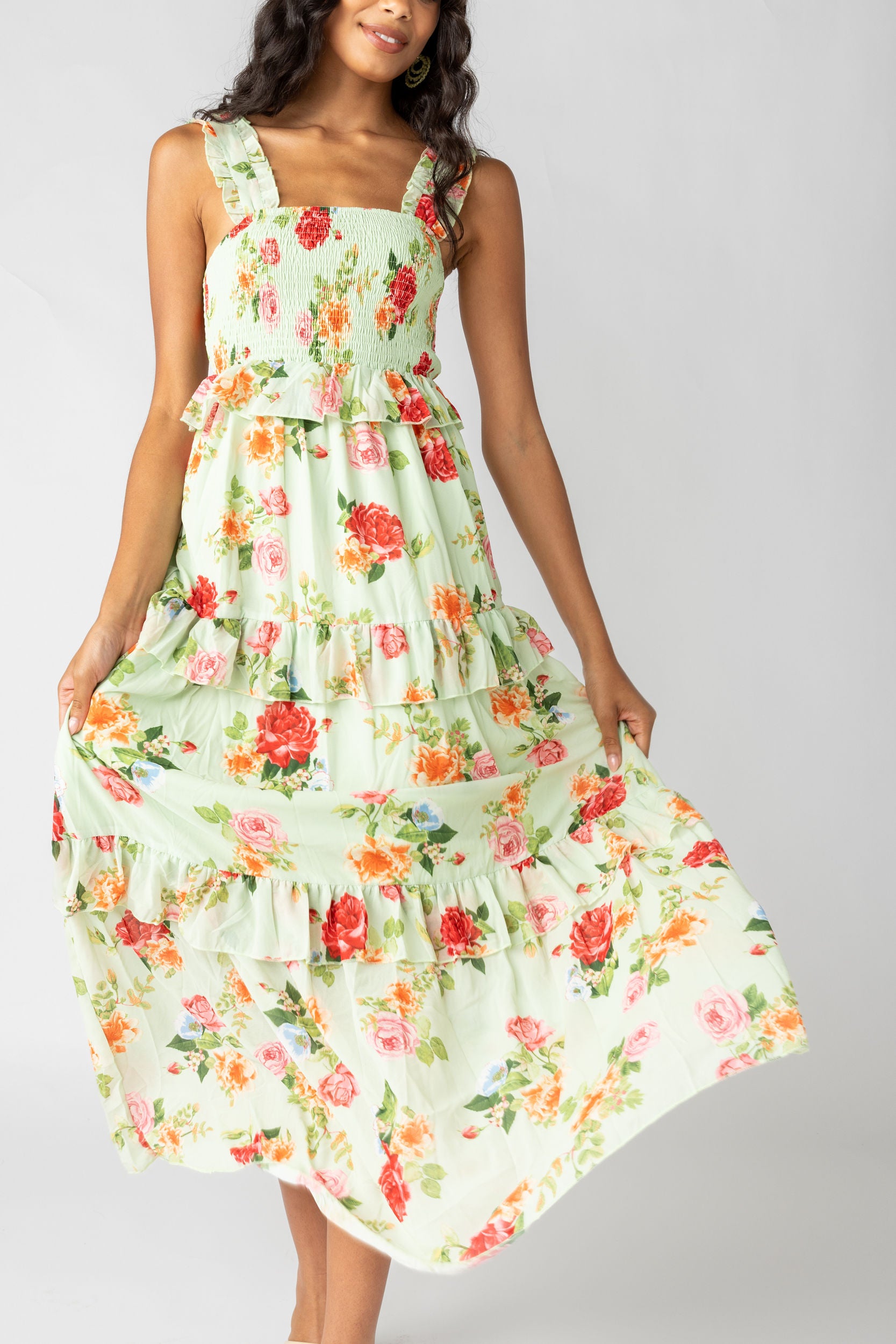 The Halpern Printed Maxi Dress - fab'rik