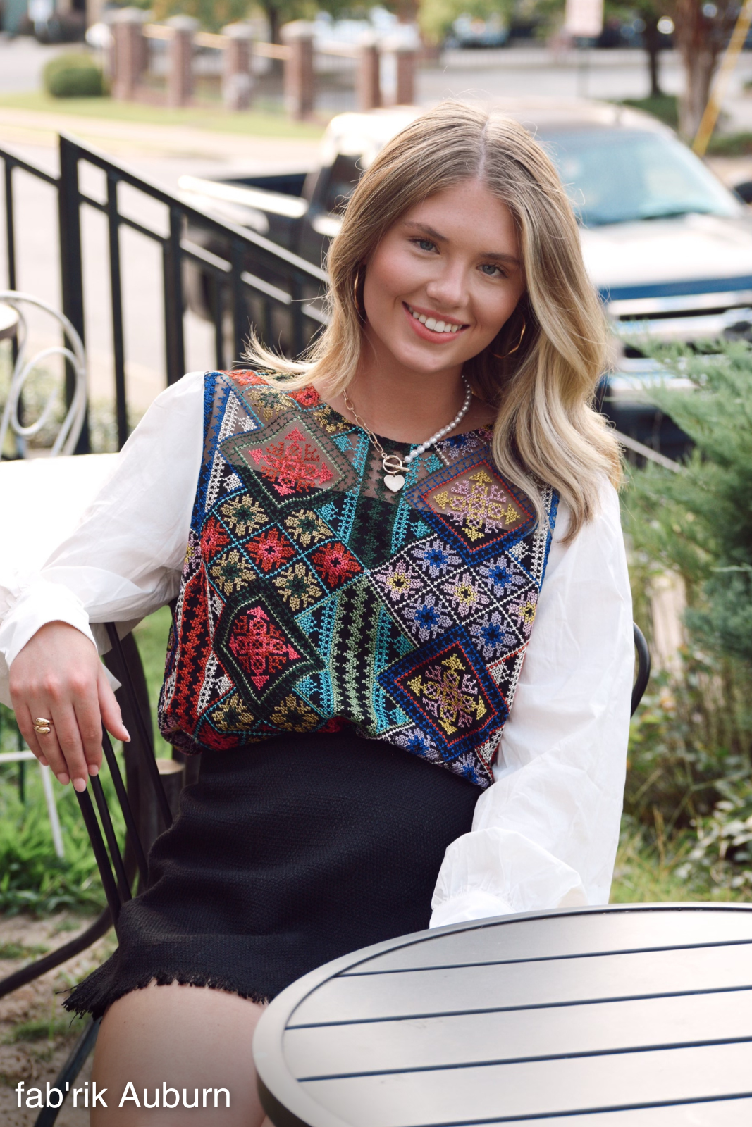 Fay Embroidered Top - fab'rik