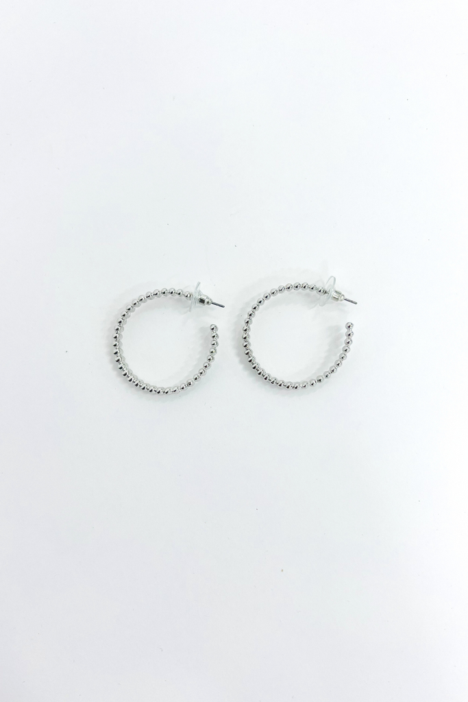 Nala Ball Hoop Earrings - fab'rik