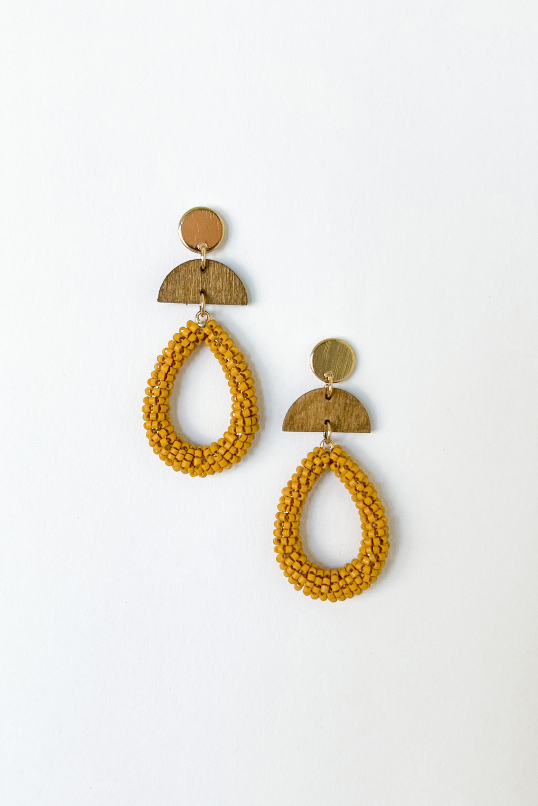 Jenna Beaded Teardrop Earrings - fab'rik