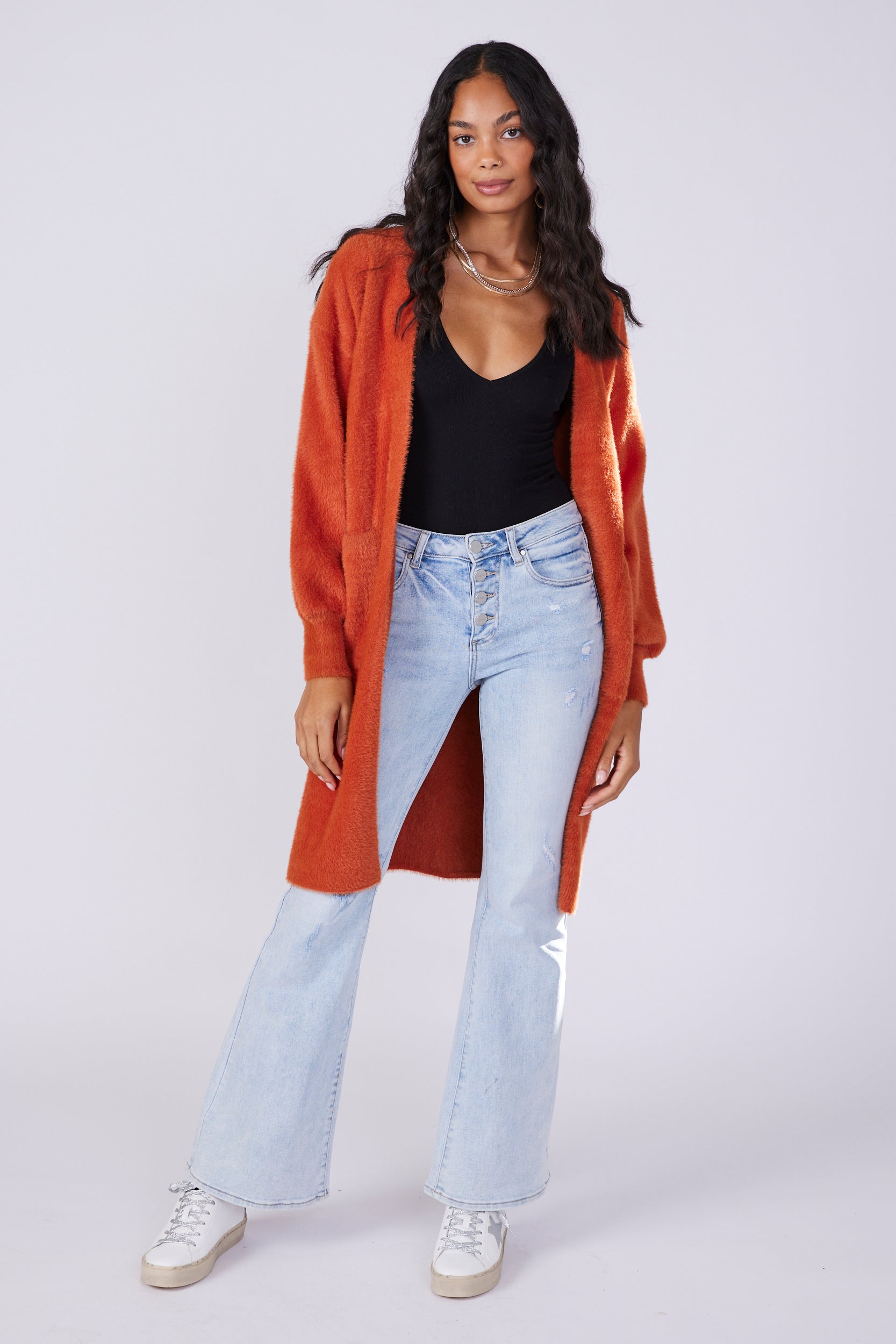 Avery Fuzzy Cardigan - fab'rik