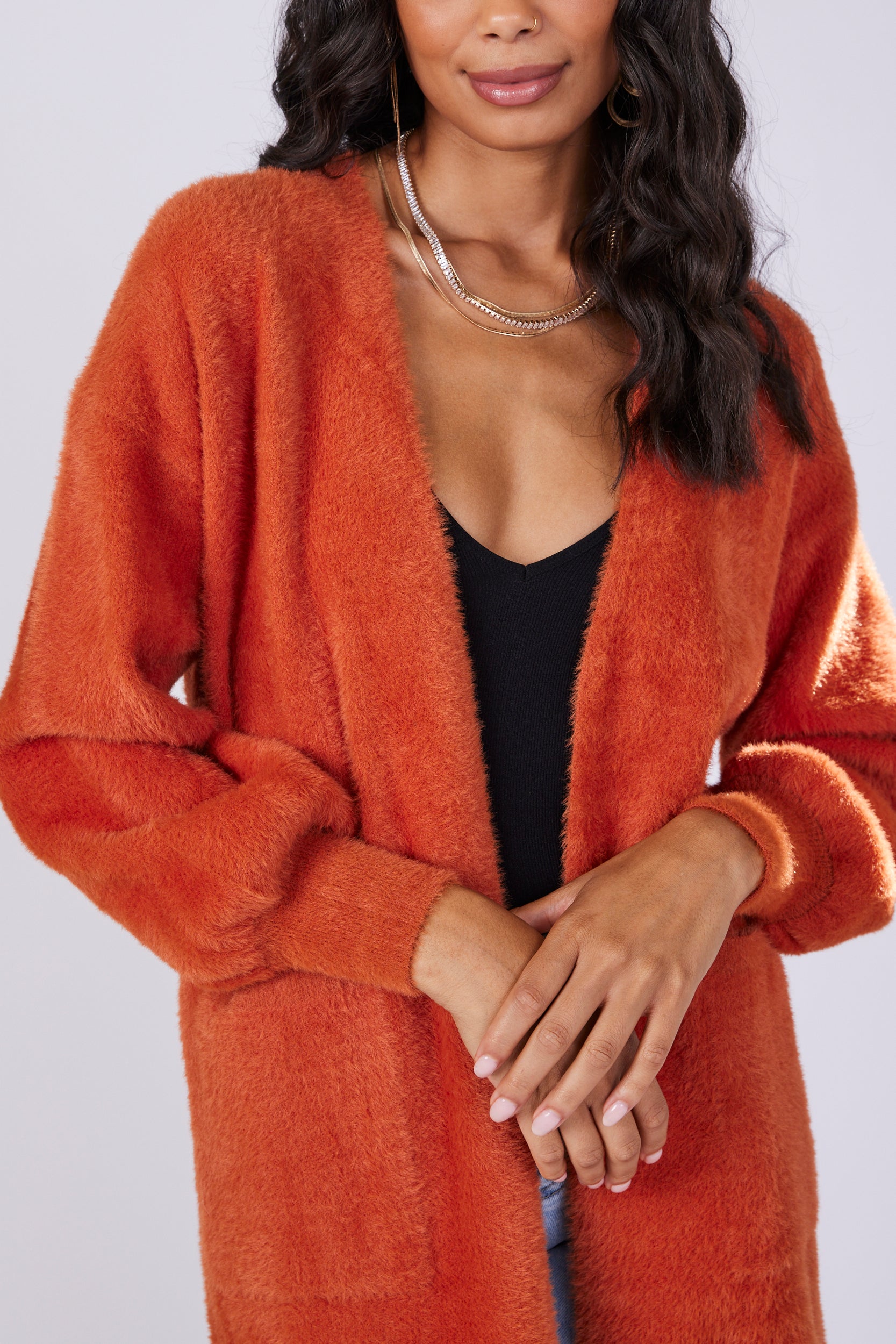 Avery Fuzzy Cardigan - fab'rik