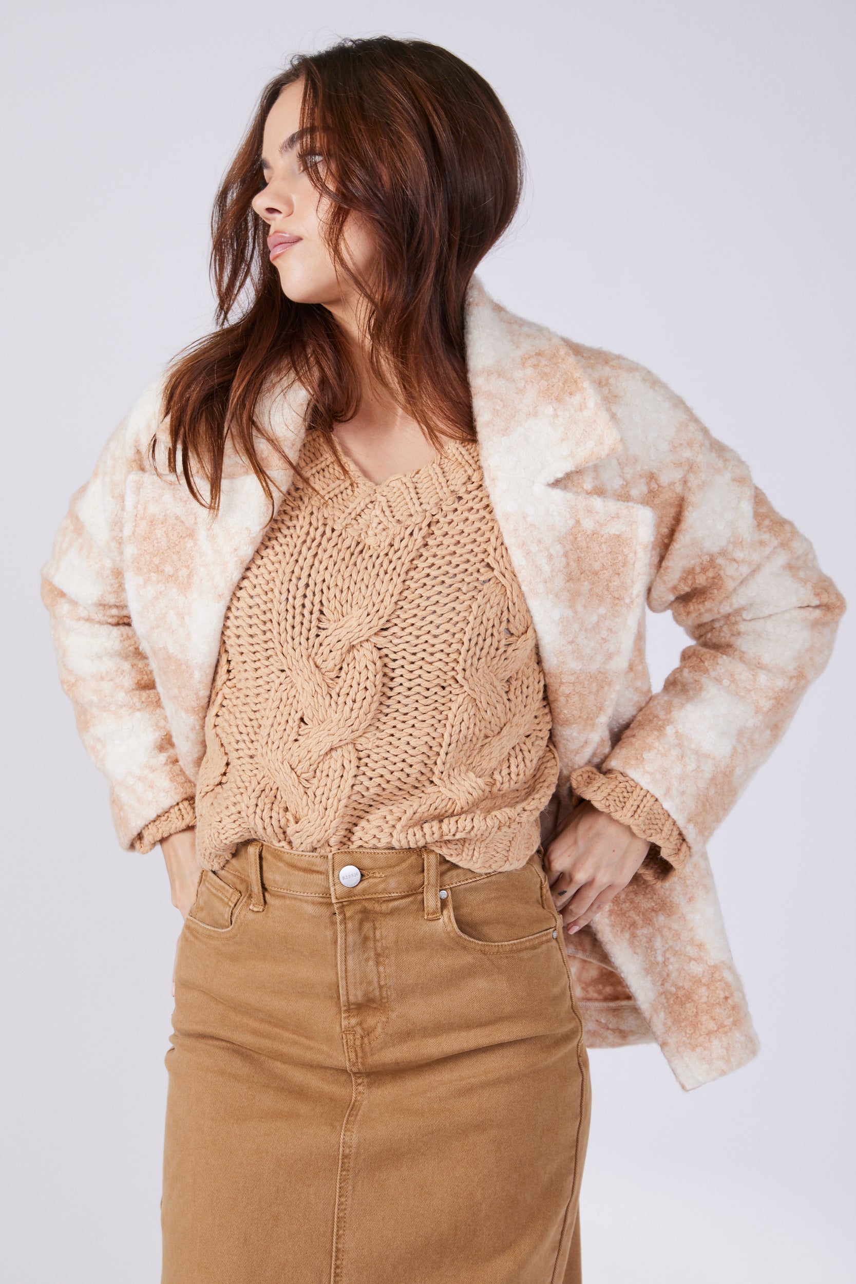 Holly Plaid Coat - fab'rik