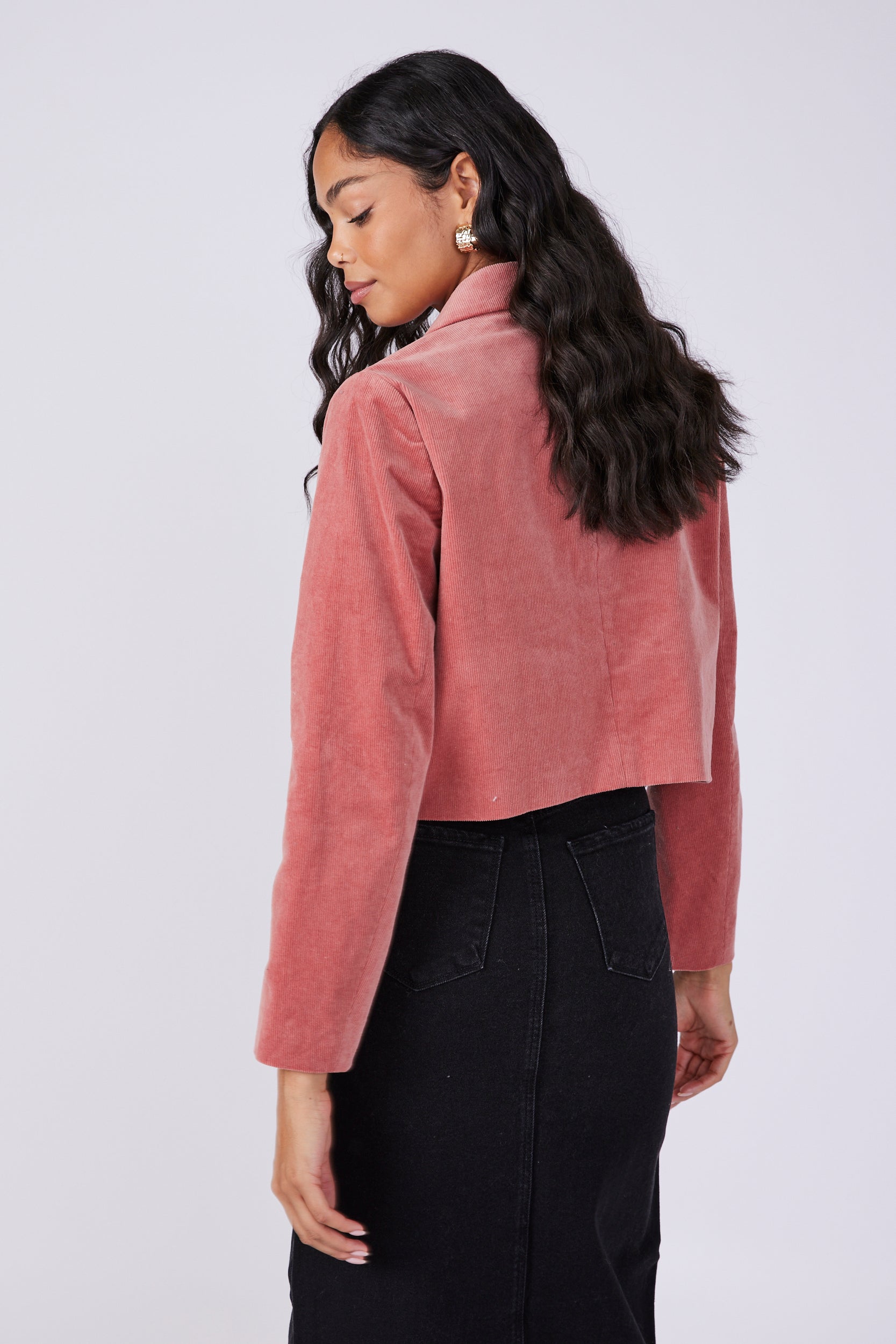 Mya Cropped Corduroy Jacket - fab'rik