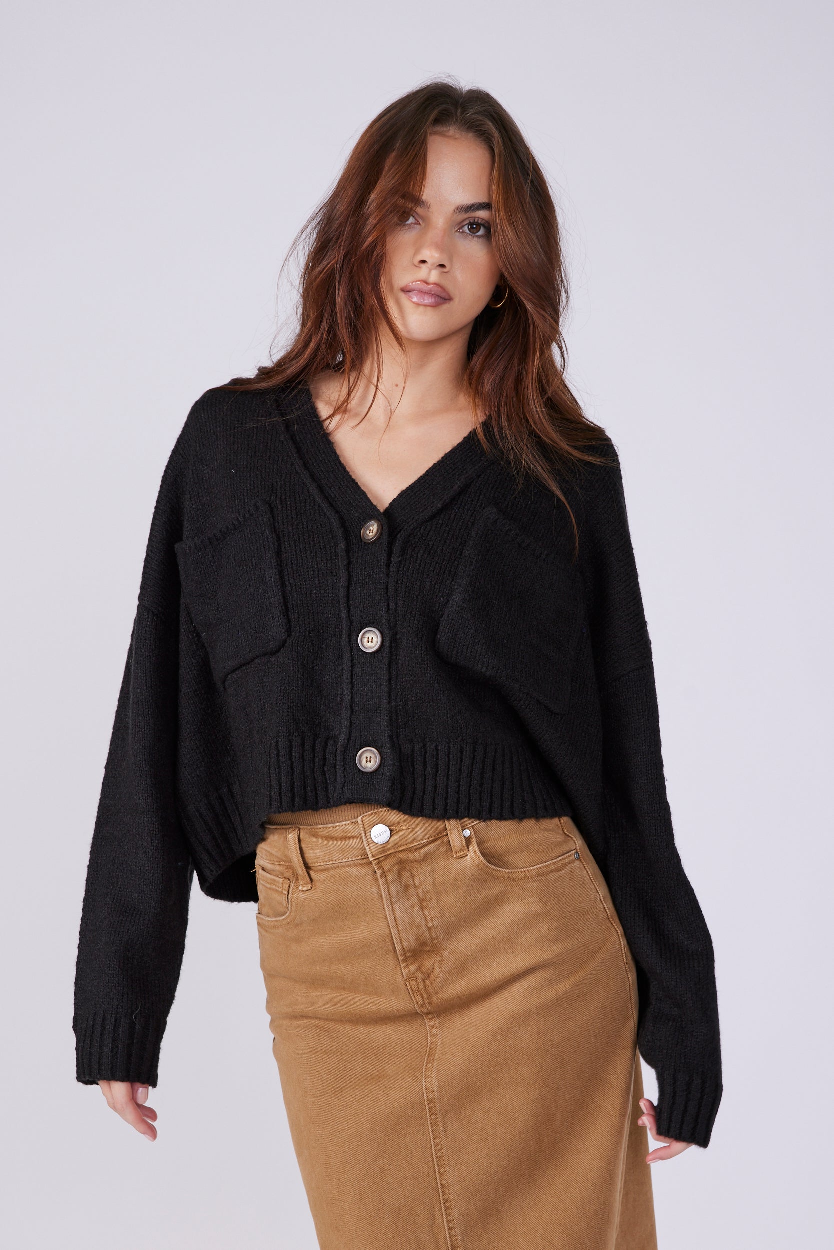 Belle Cropped Cardigan - fab'rik