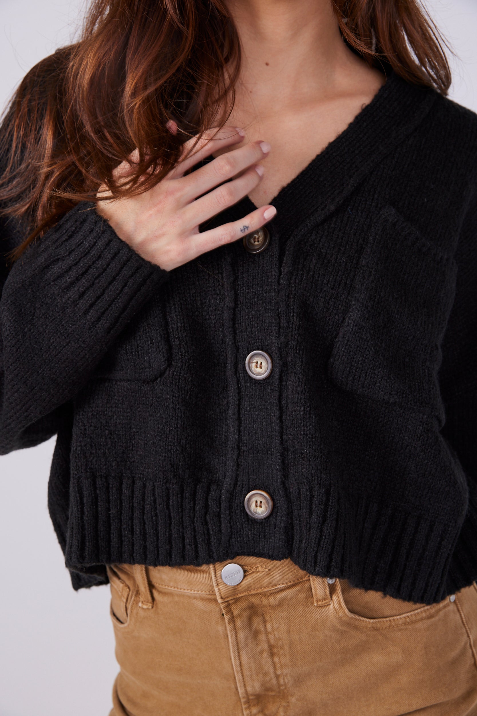 Belle Cropped Cardigan - fab'rik