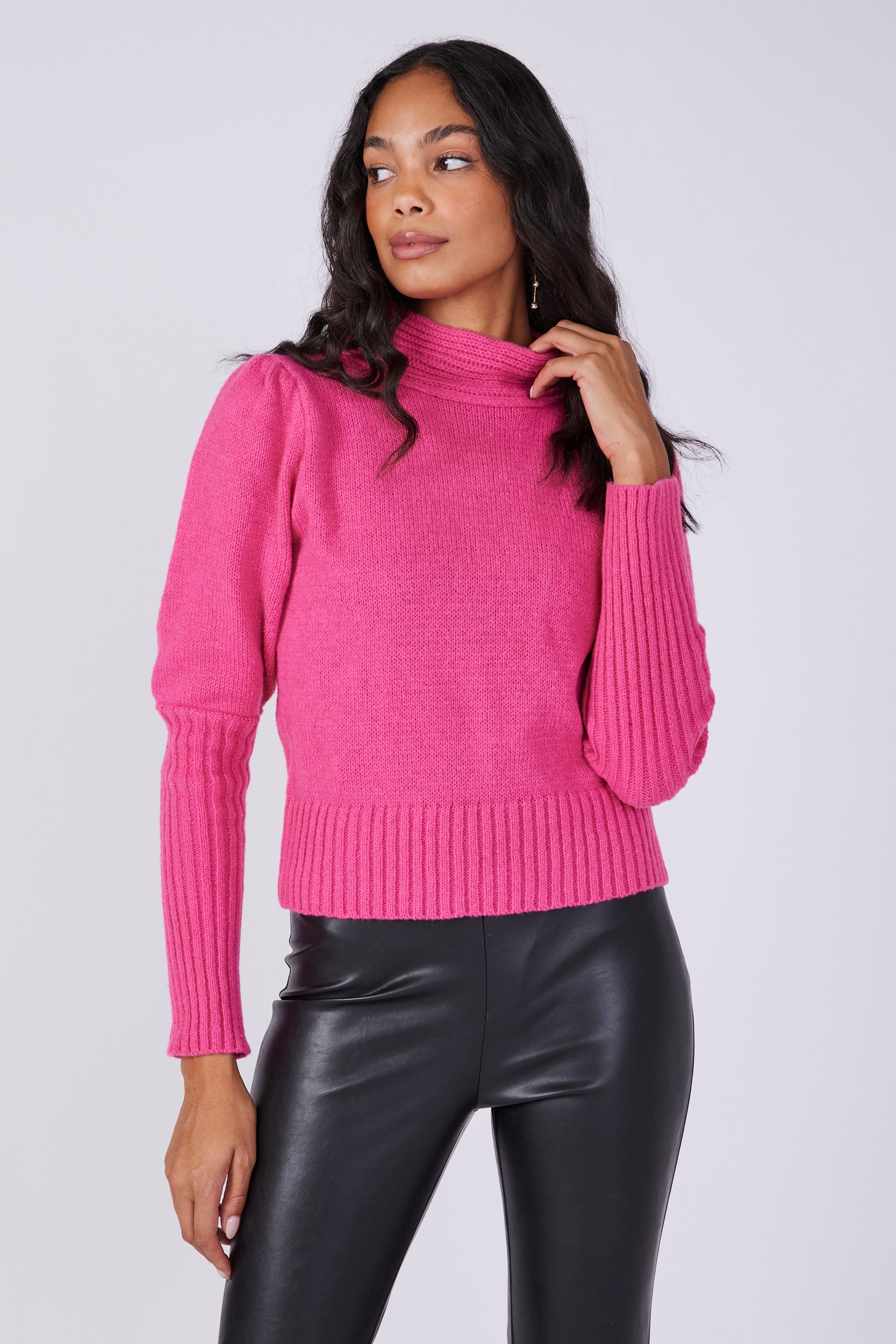 Sophia Mock Neck Sweater - fab'rik