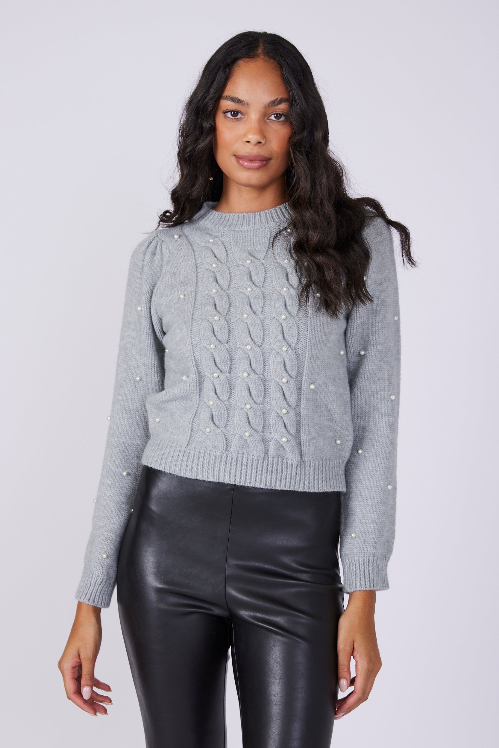 Lois Pearl Detail Sweater - fab'rik