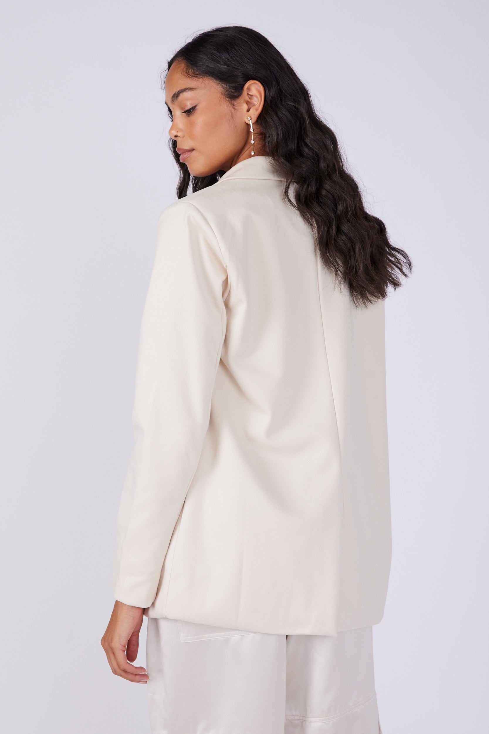 Brooke Button Front Blazer - fab'rik