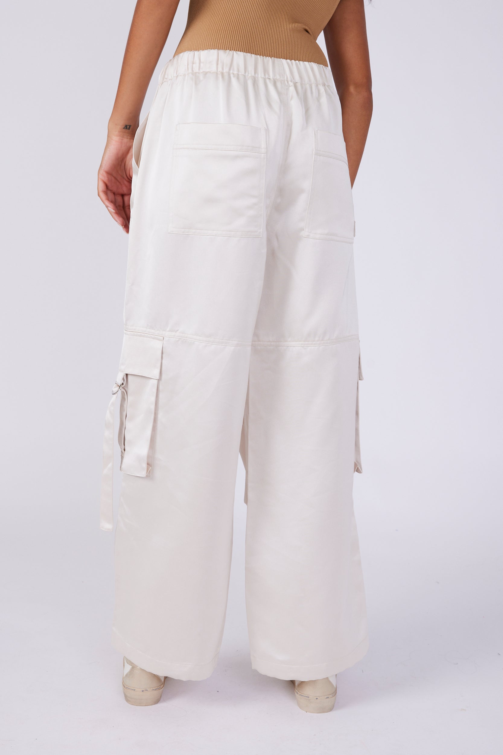 Madison Satin Cargo Pant - fab'rik