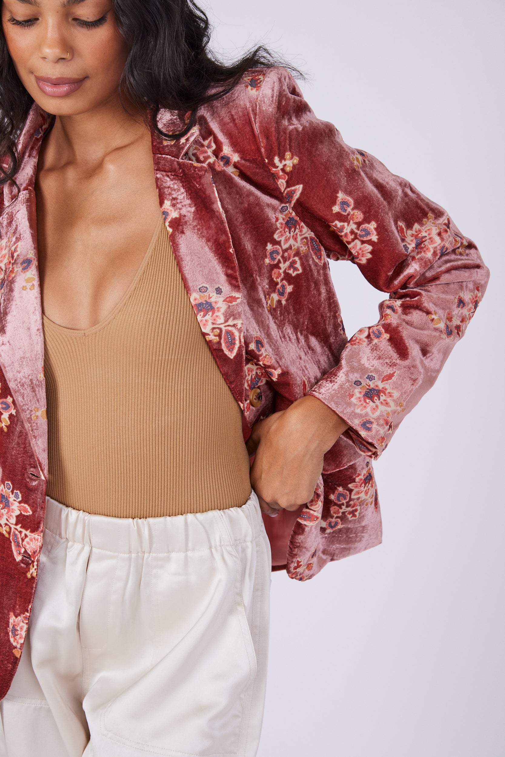 Ellie Velvet Blazer - fab'rik
